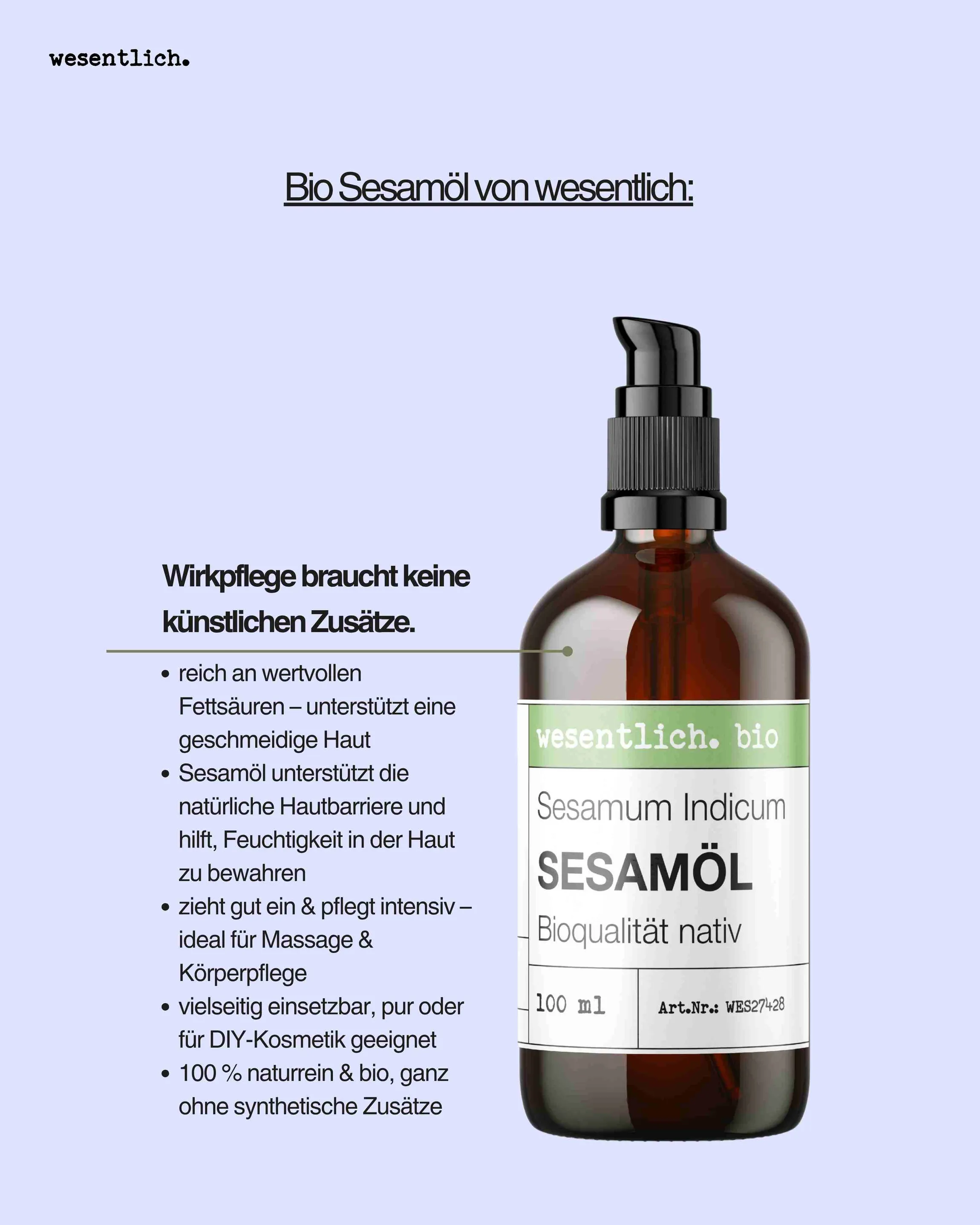 Sesamöl bio 100ml