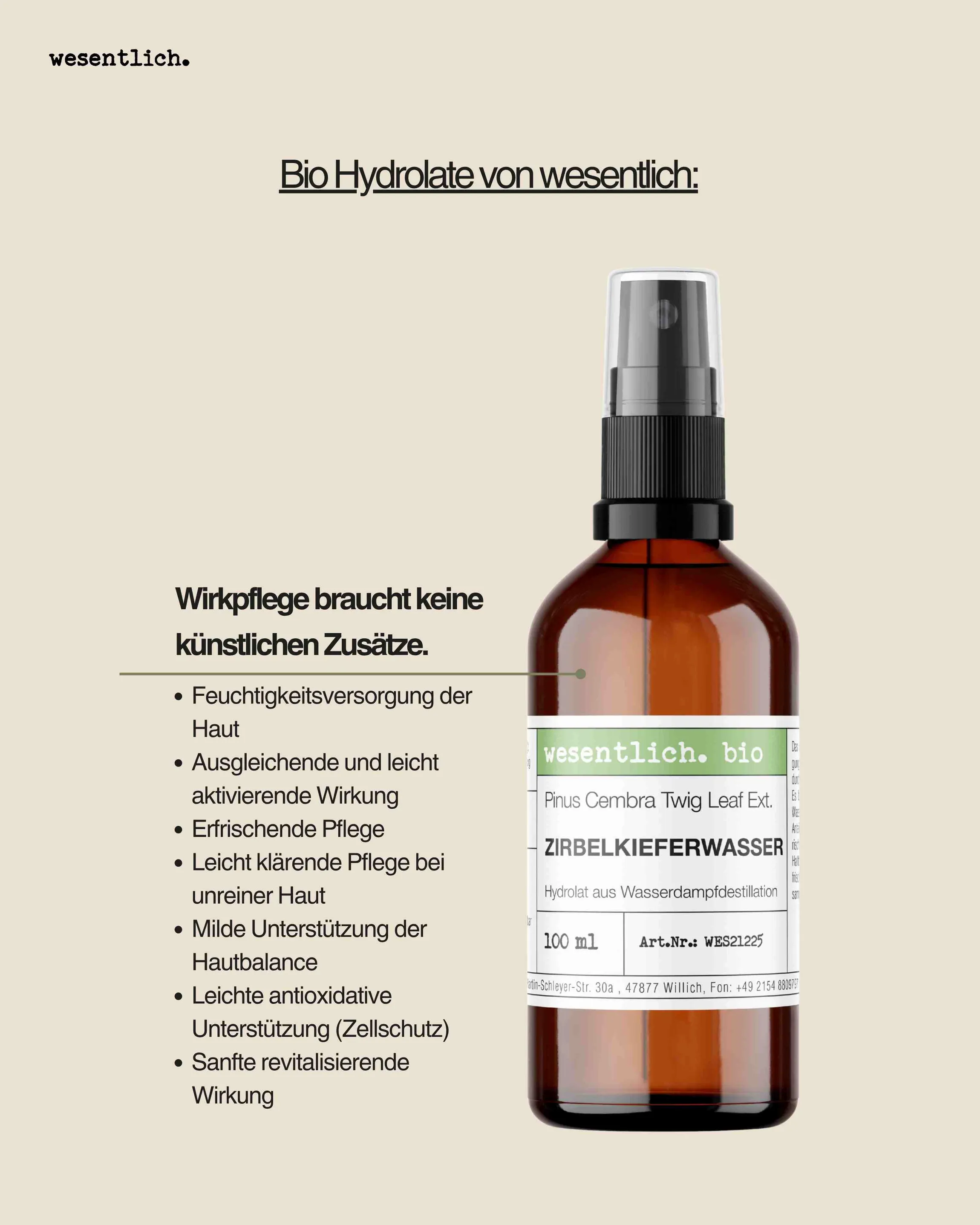 Zirbelkieferwasser bio