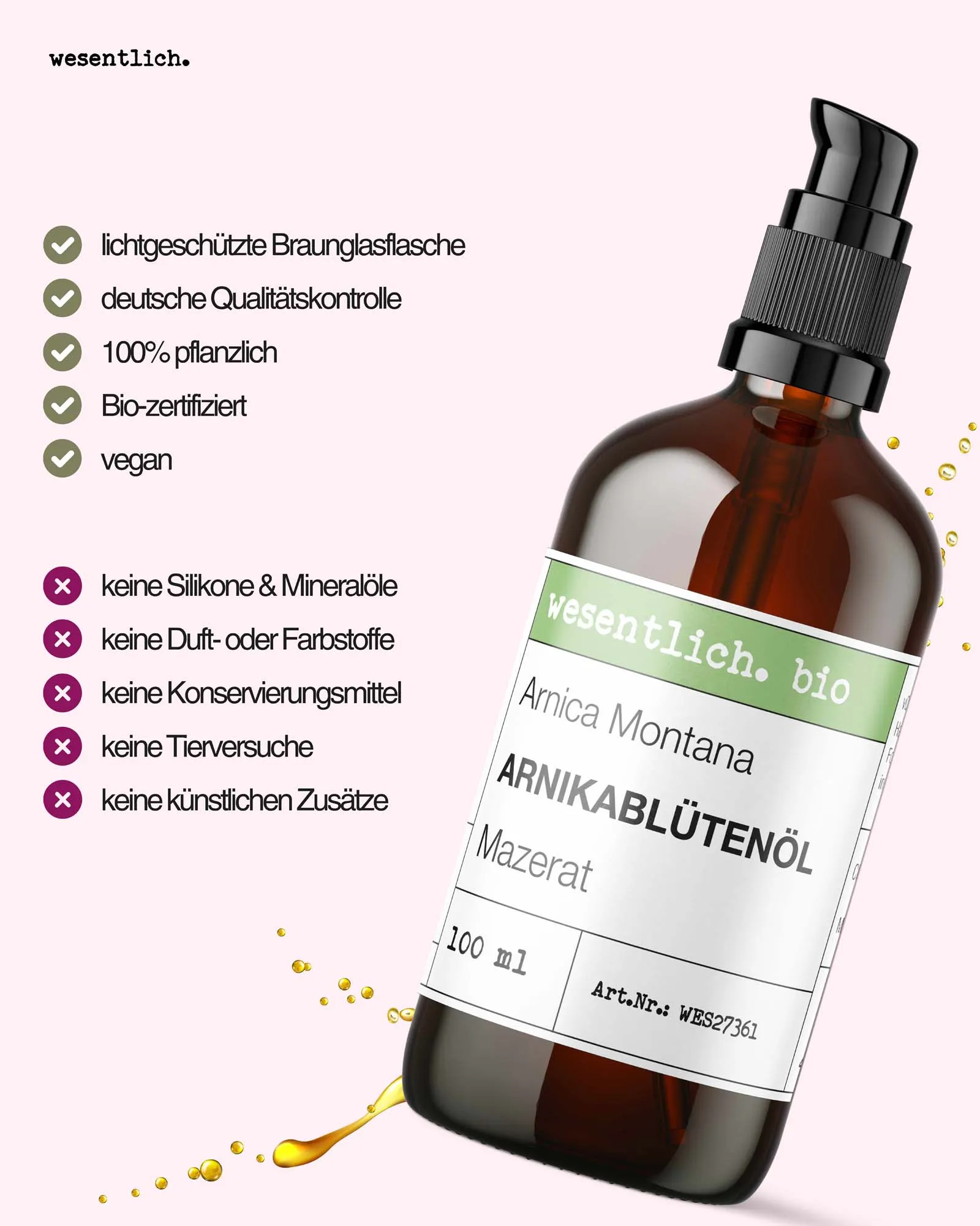 Arnikablütenöl bio 100ml