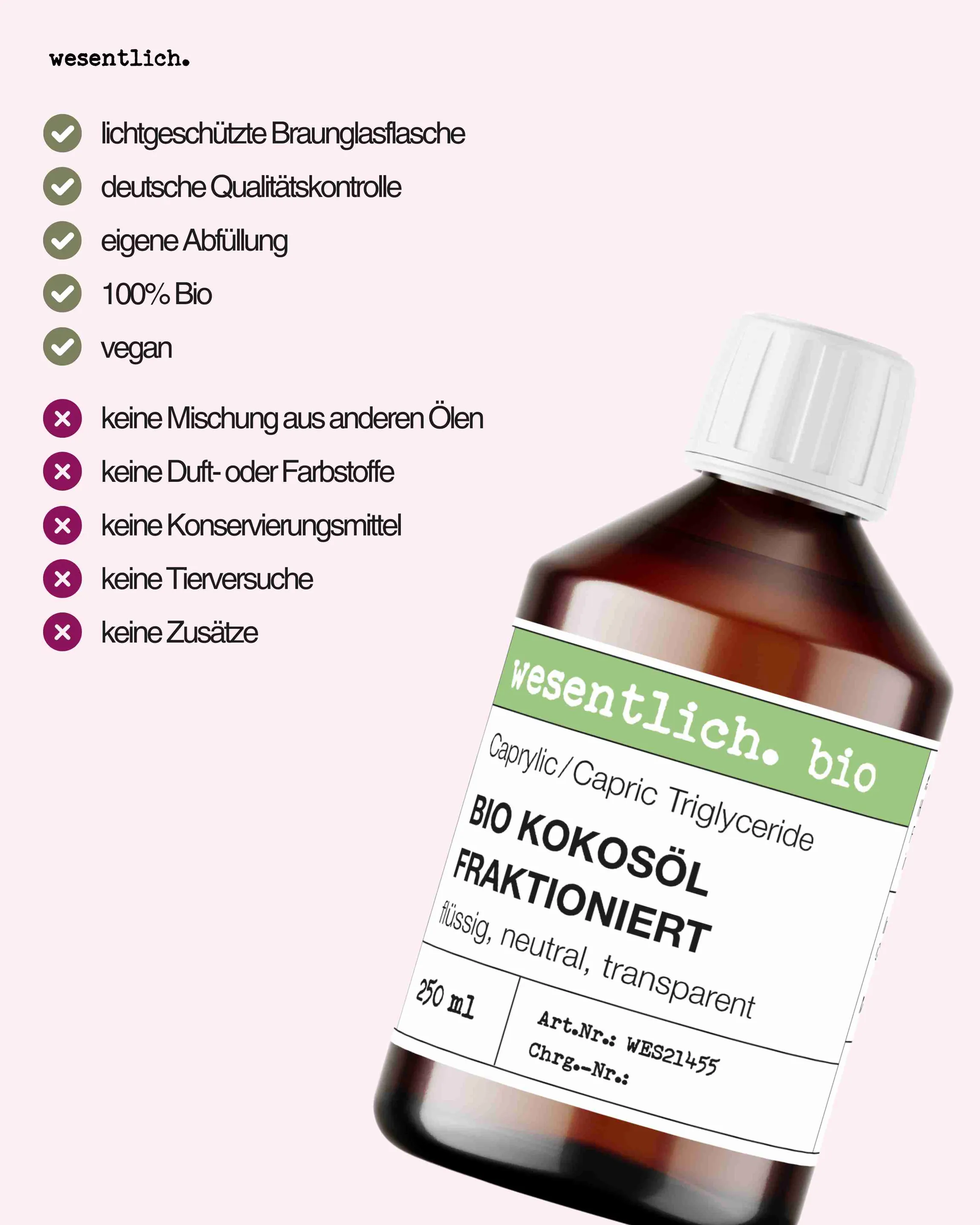 Kokosöl fraktioniert bio 250ml