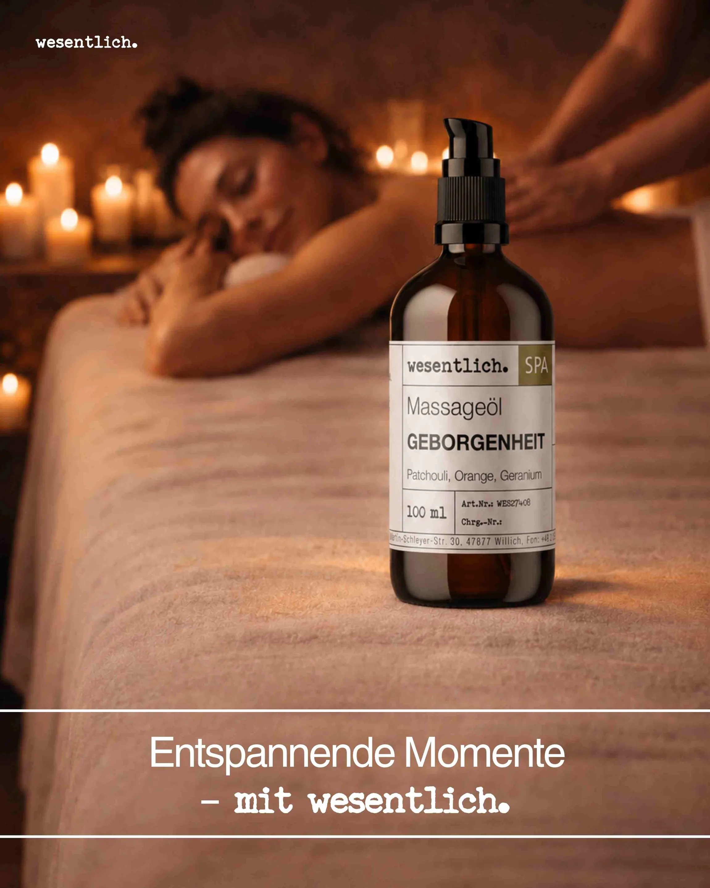 Massageöl "Geborgenheit" 100ml