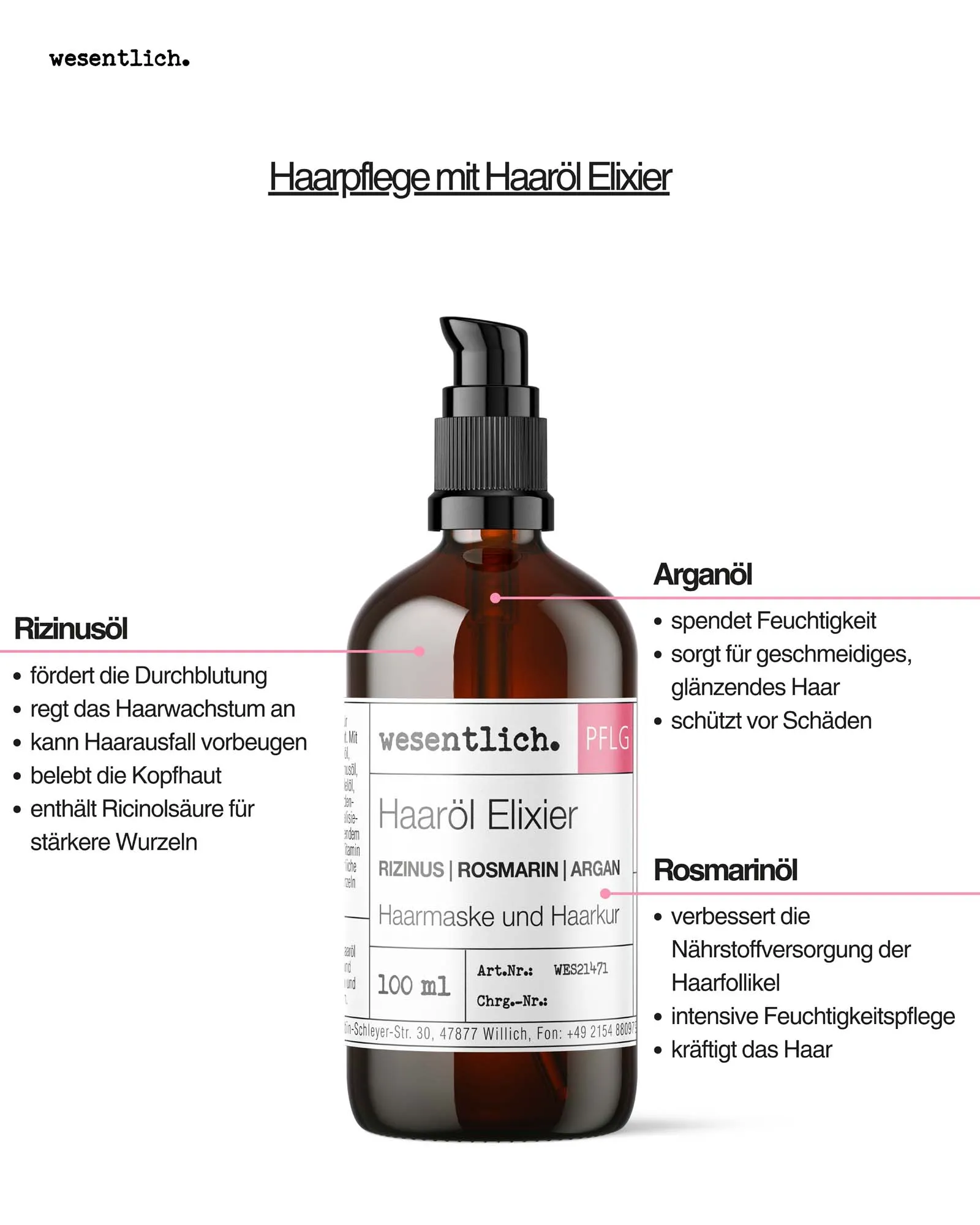 Haaröl Elixier 100ml
