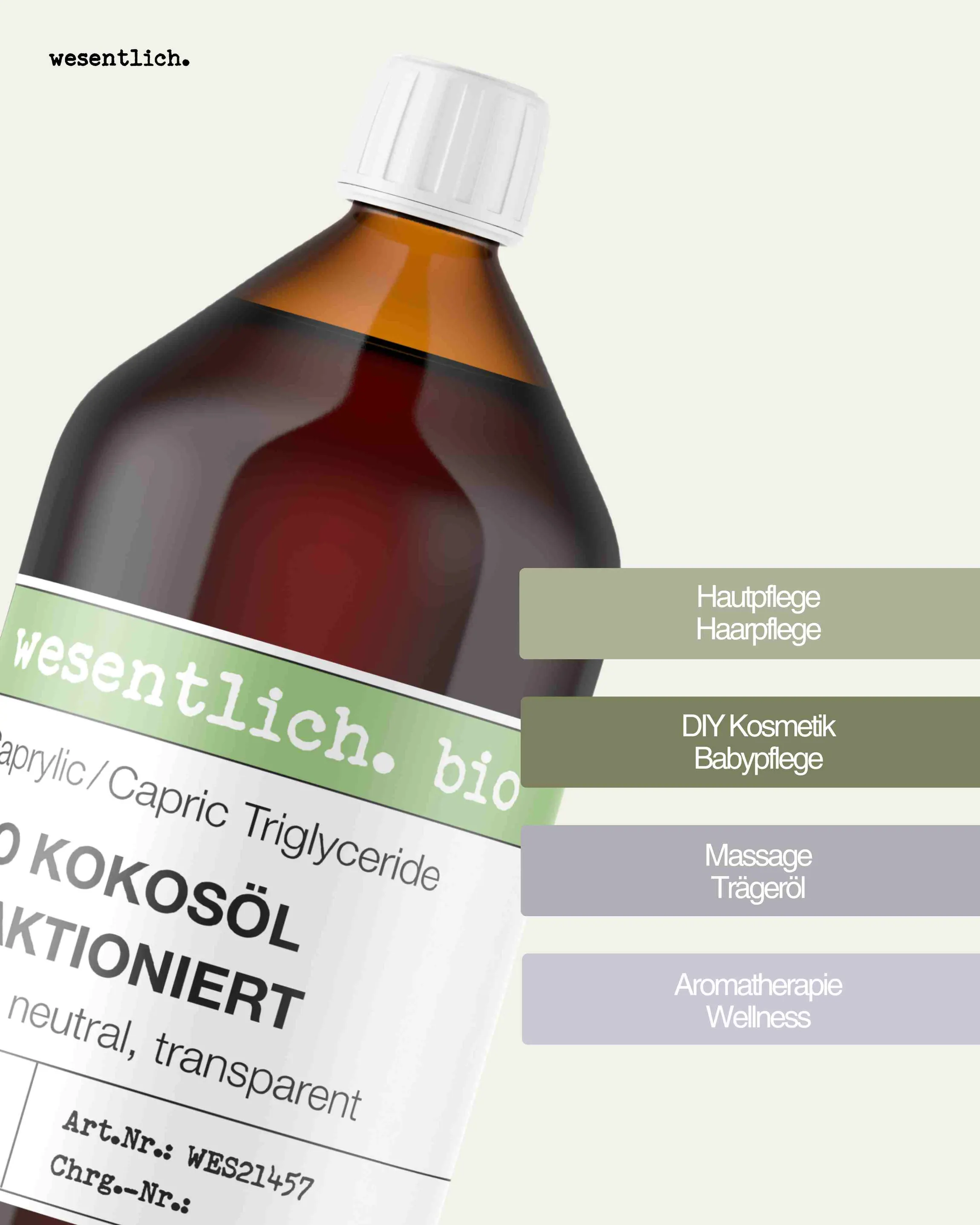 Kokosöl fraktioniert bio 1000ml