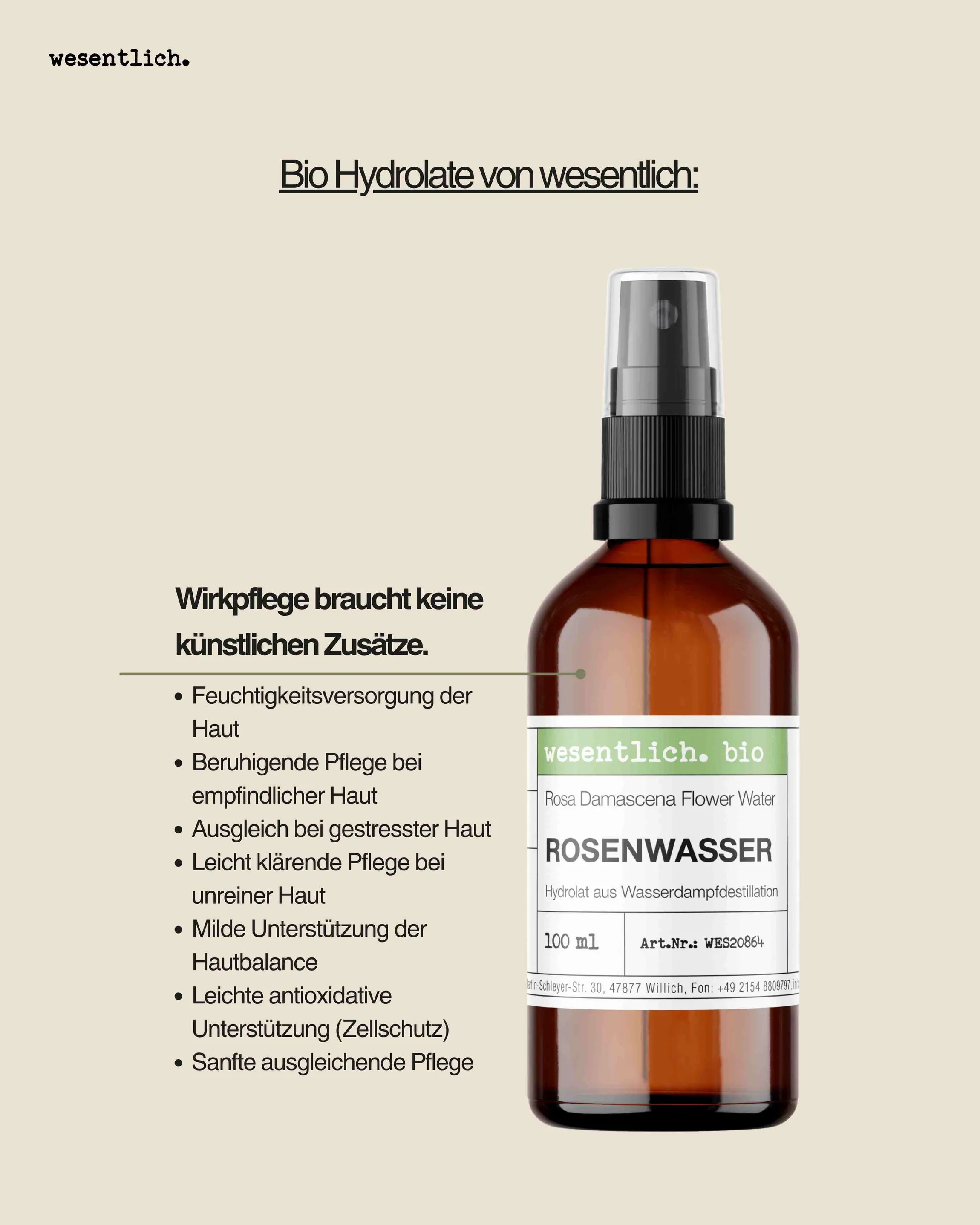 Rosenwasser bio 100ml