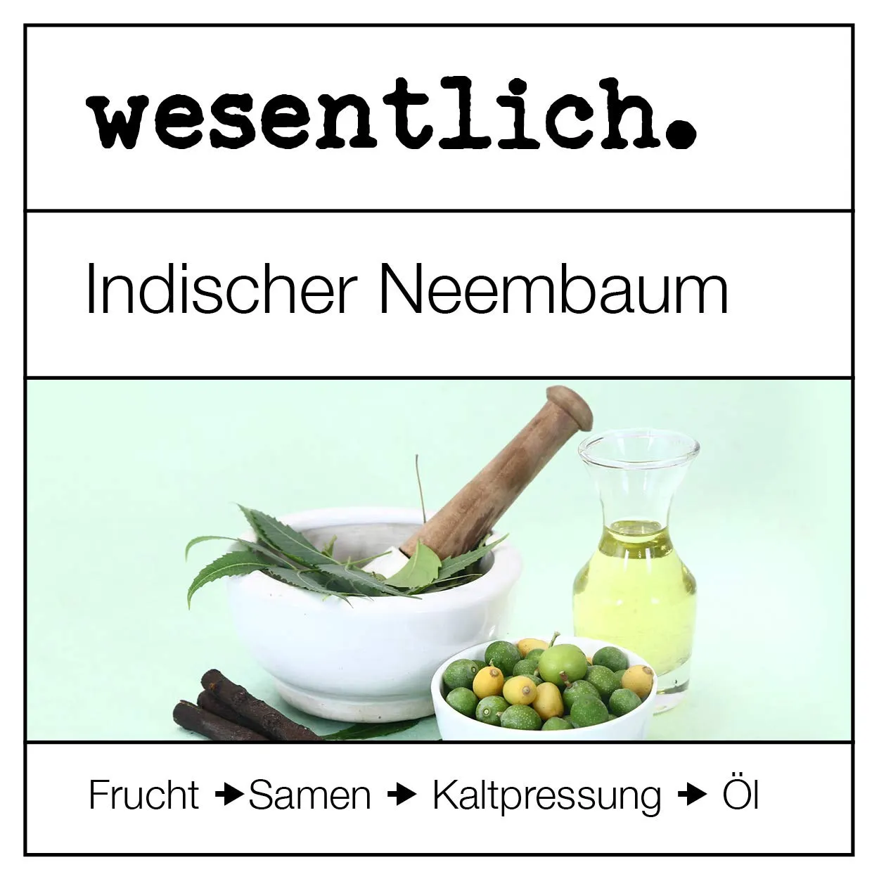 wesentlich Neemöl mit Emulgator 250ml