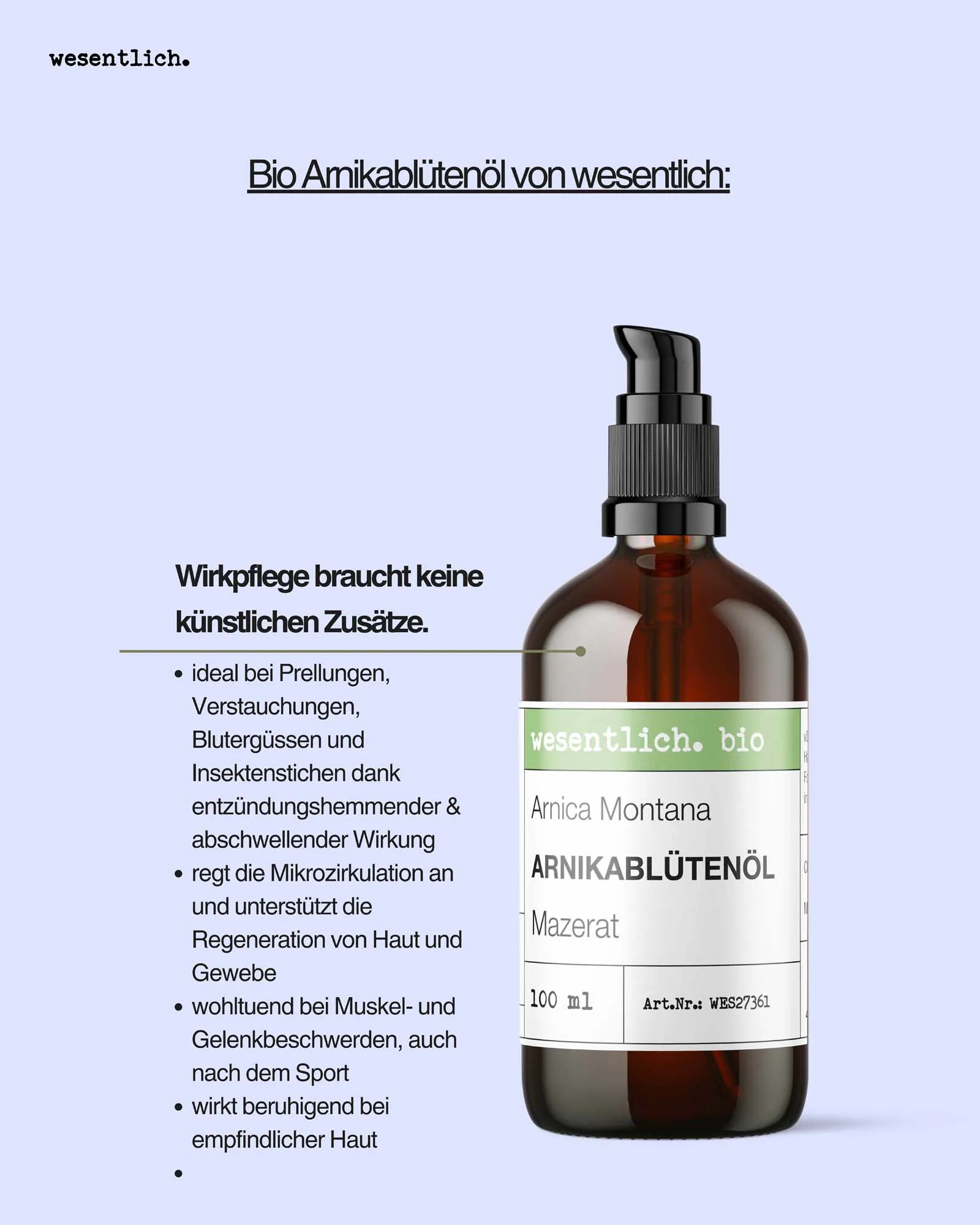 Arnikablütenöl bio 100ml