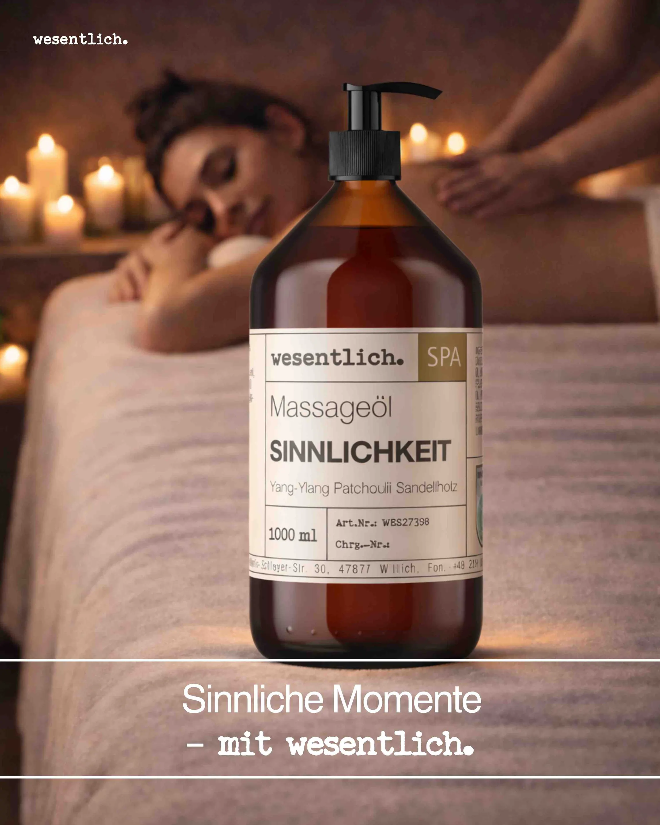 Massageöl "Sinnlichkeit" 1000ml
