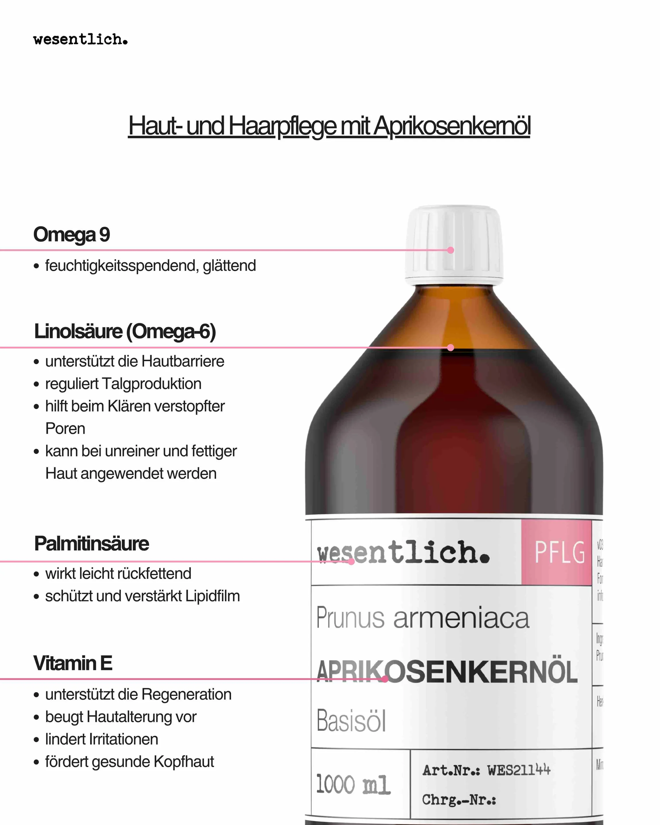 Aprikosenkernöl 1000ml