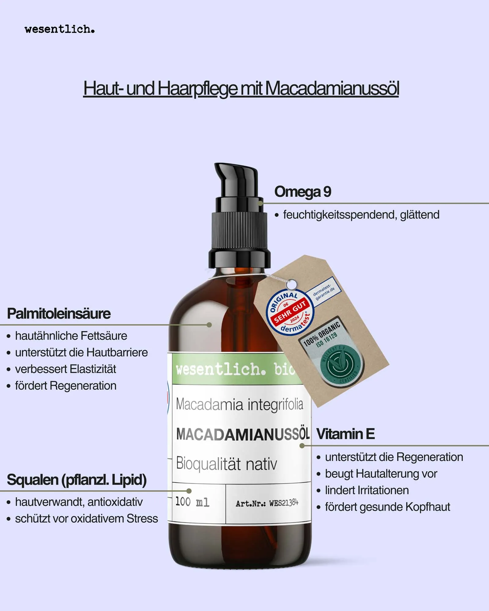 Macadamianussöl bio 100ml