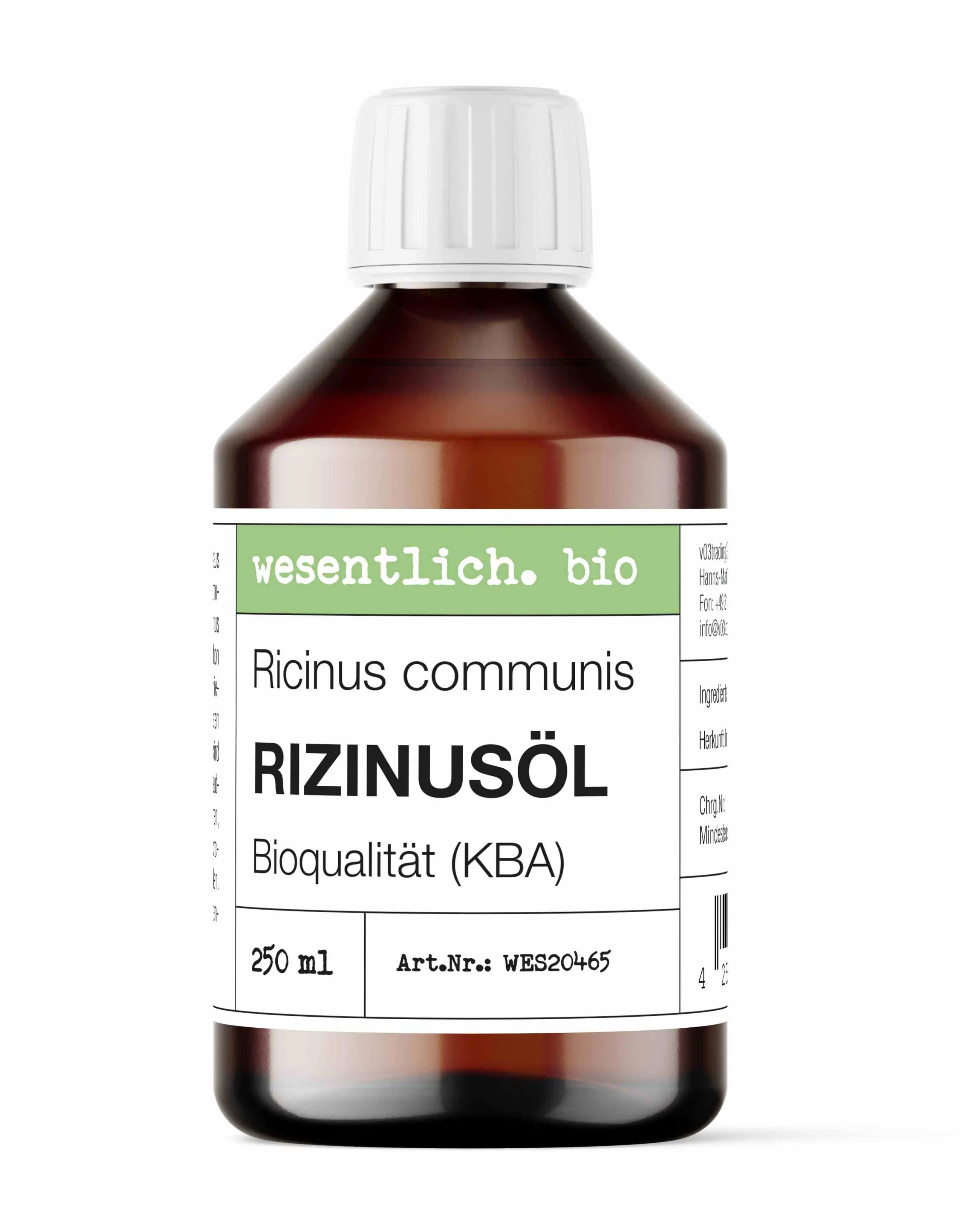 Rizinusöl BIO kaltgepr. 250ml