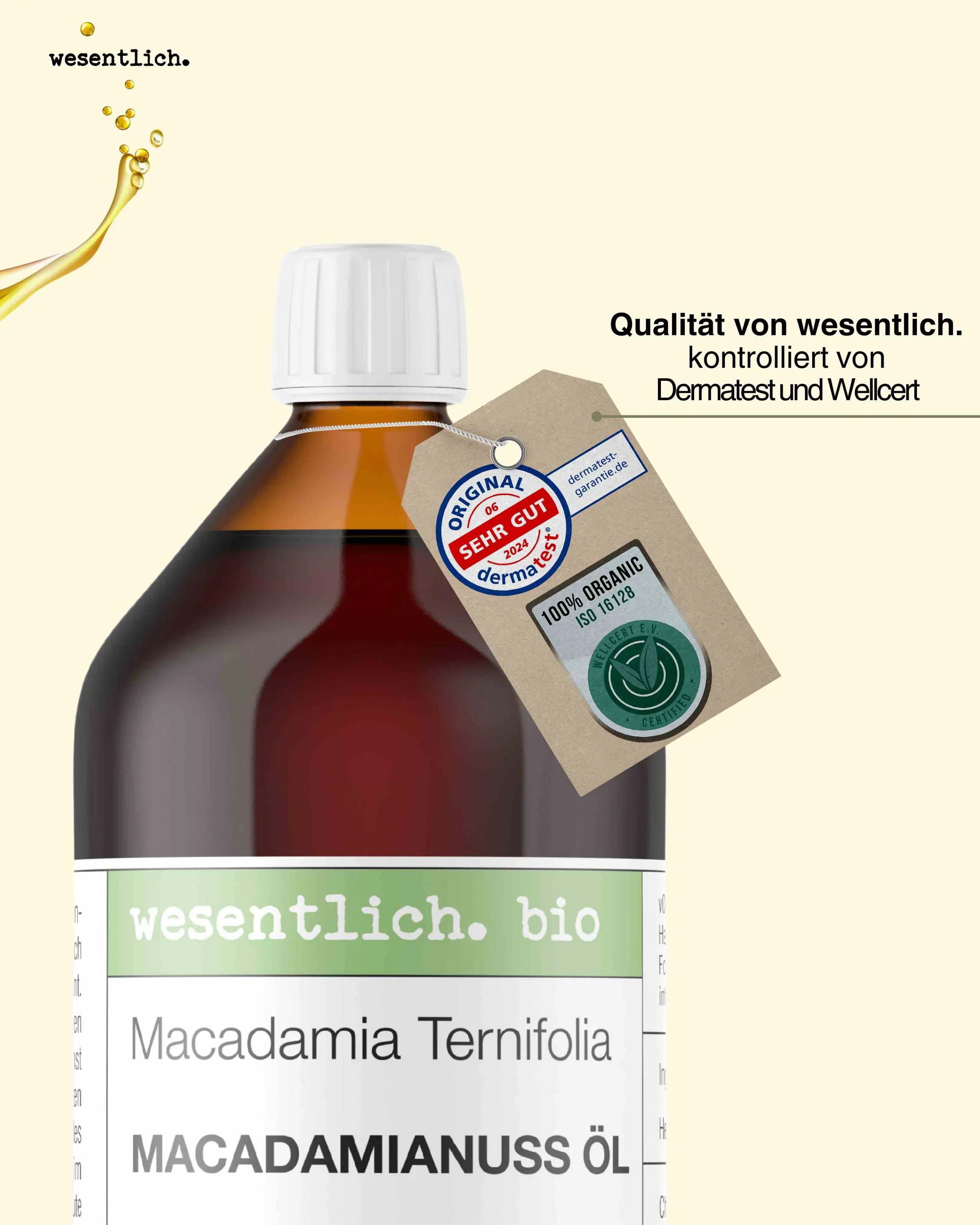 Macadamianussöl bio 1000ml