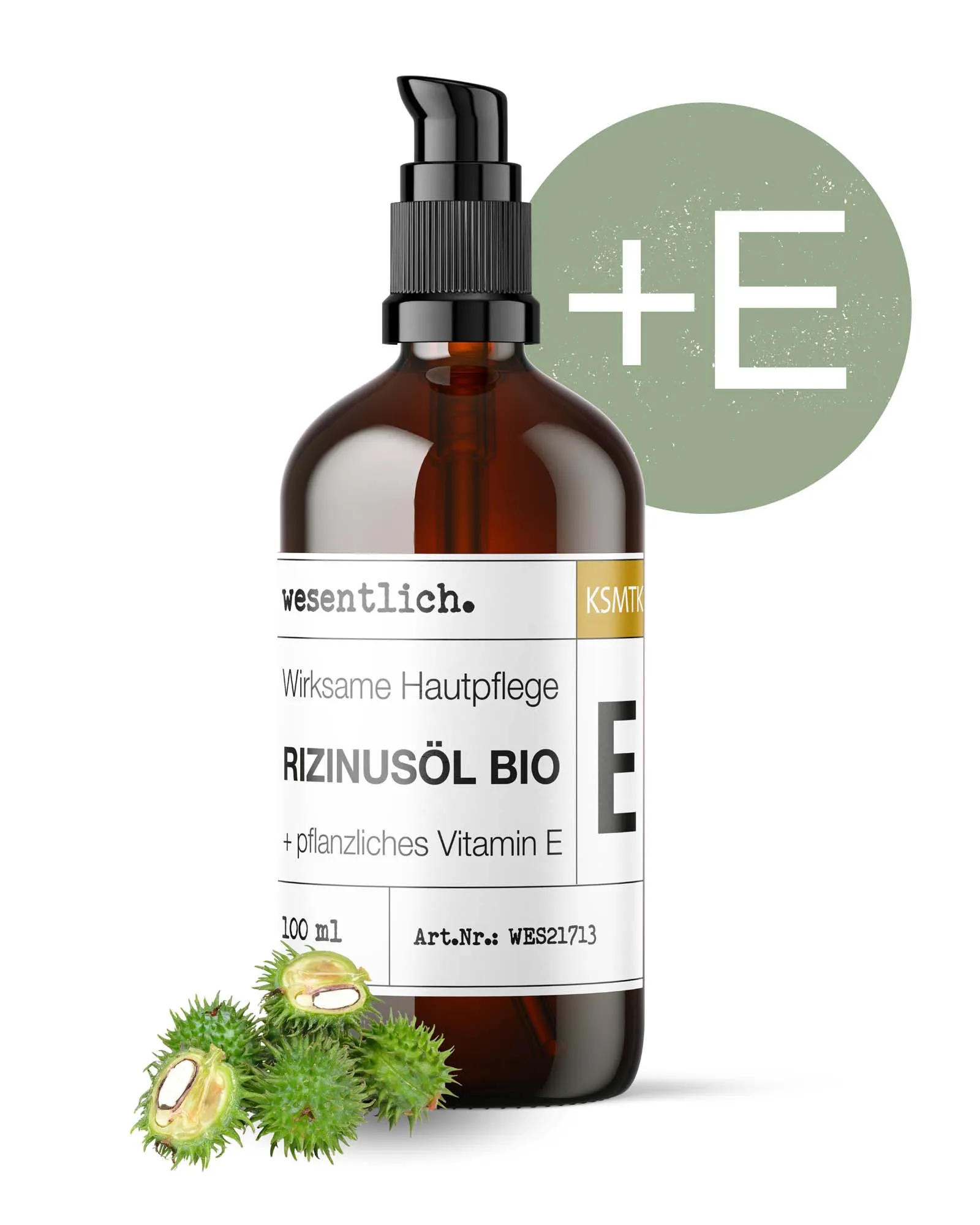 Rizinusöl bio + Vitamin E 100ml