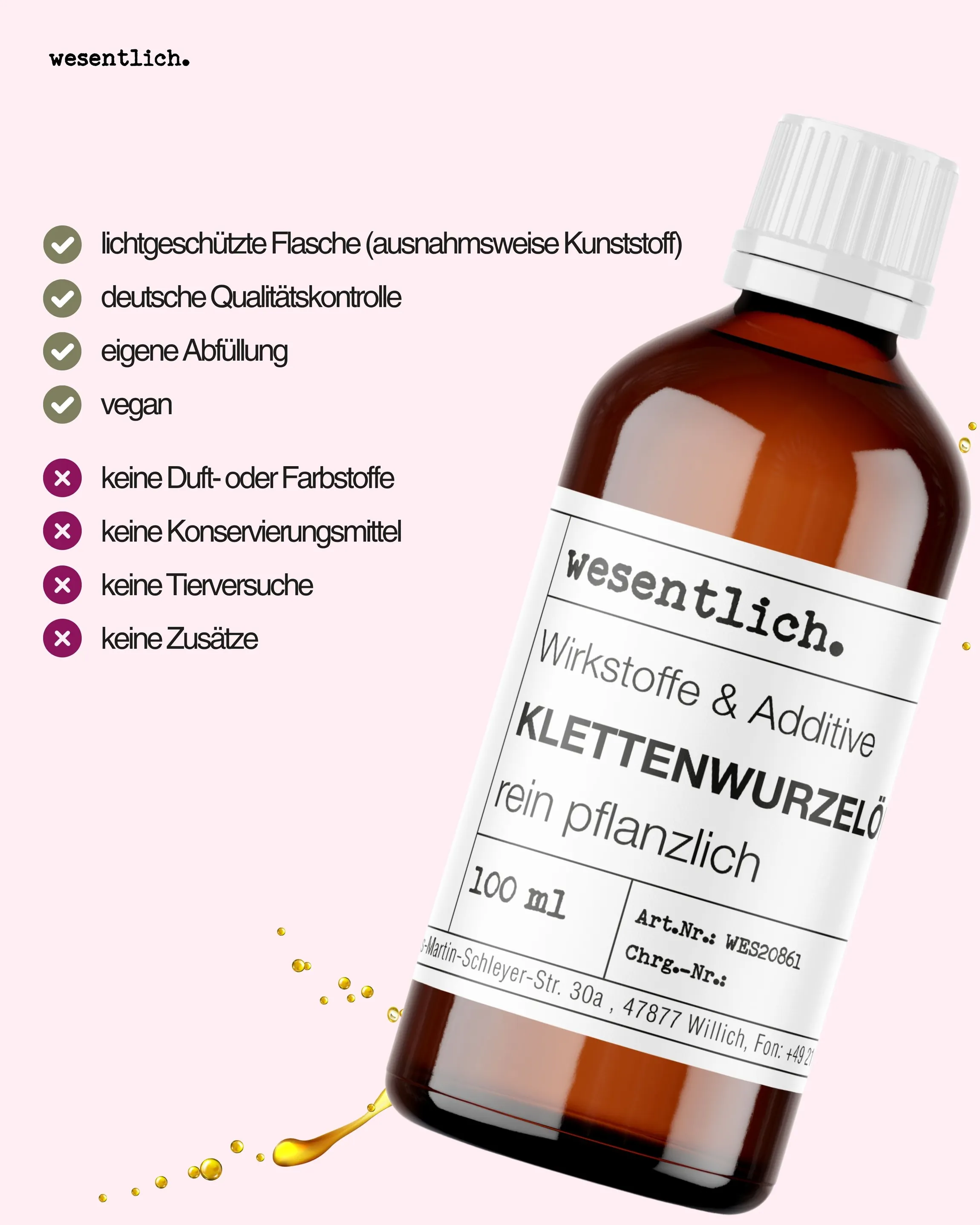 Klettenwurzelöl 100ml