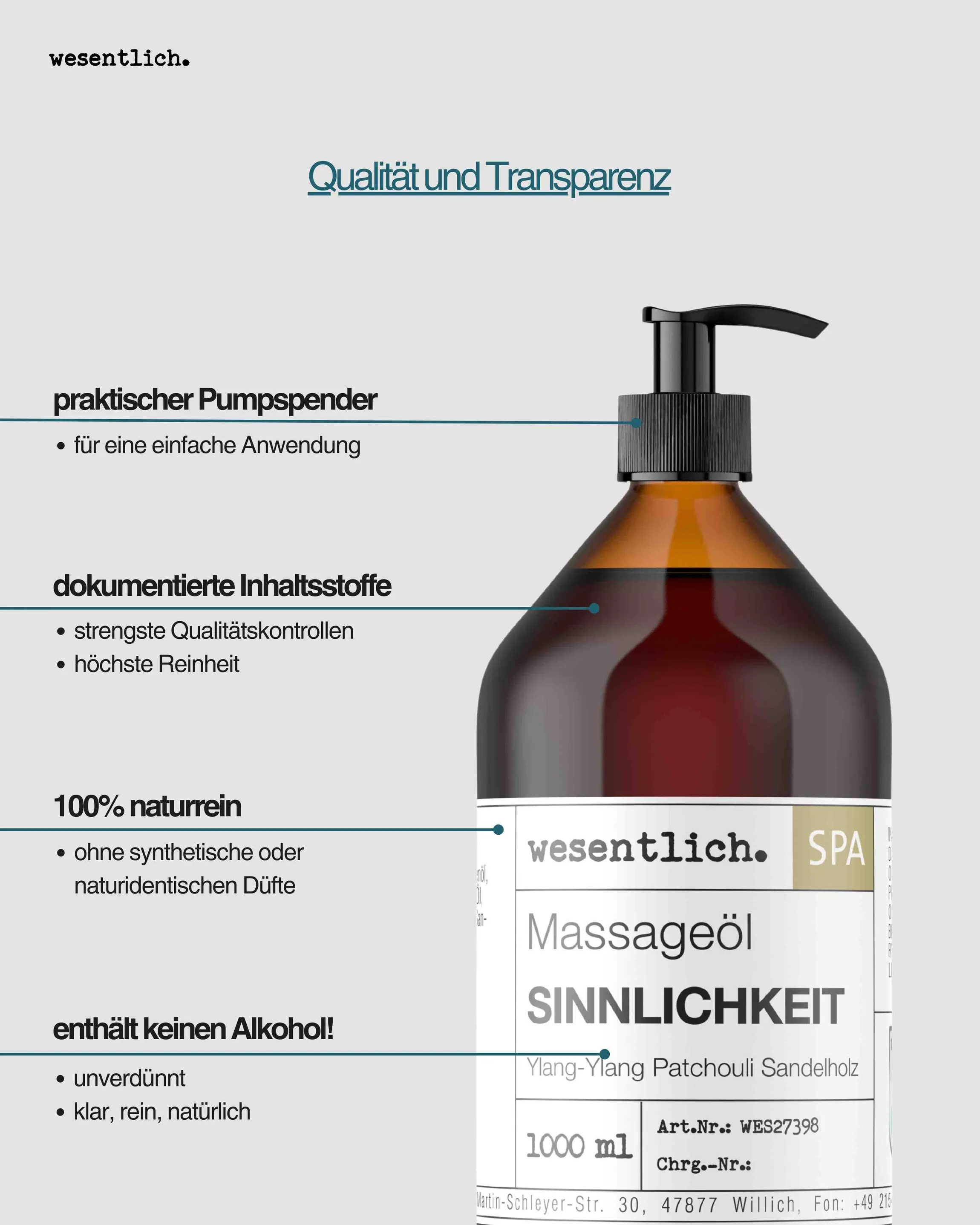 Massageöl "Sinnlichkeit" 1000ml