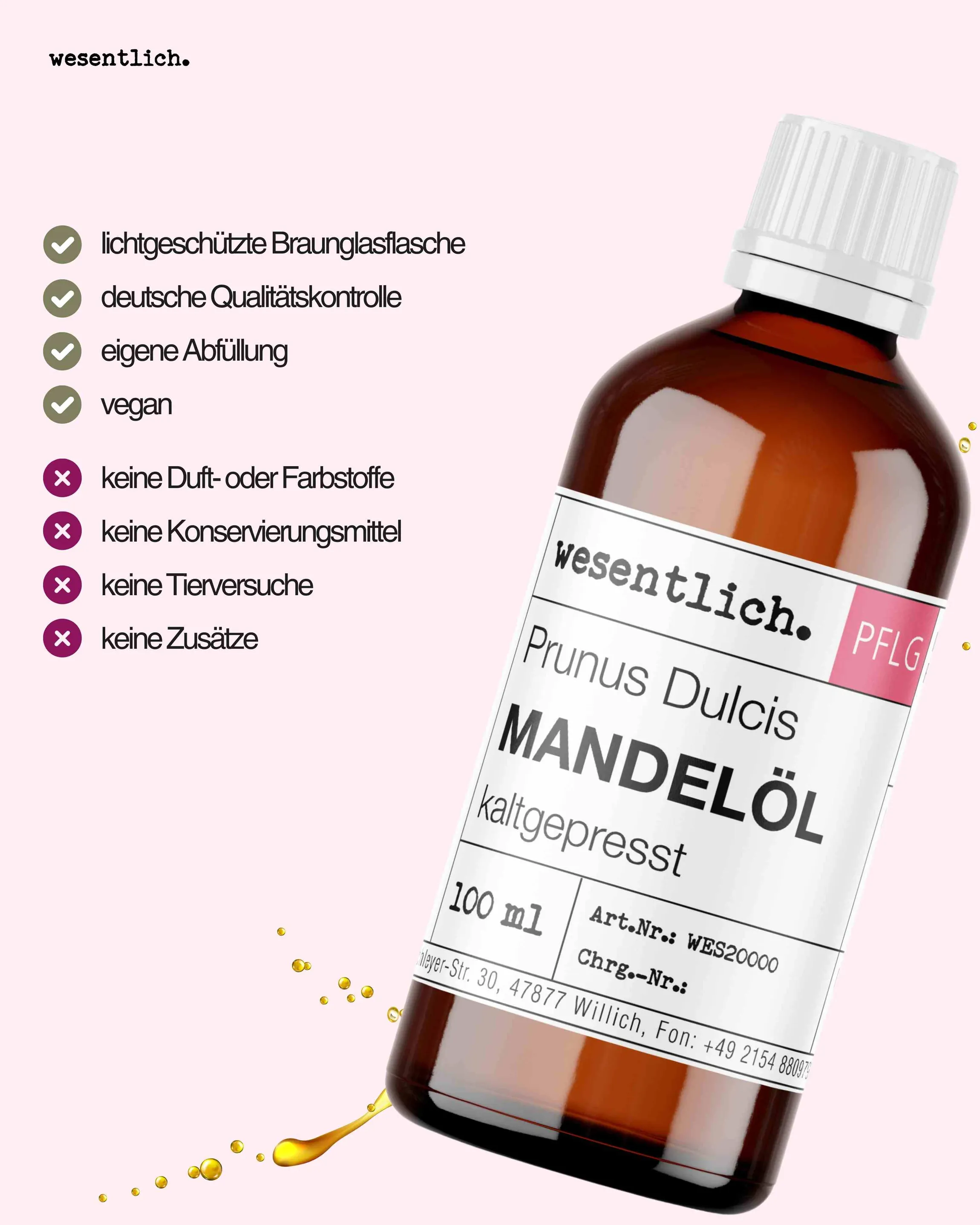 Mandelöl kaltgepresst 100ml
