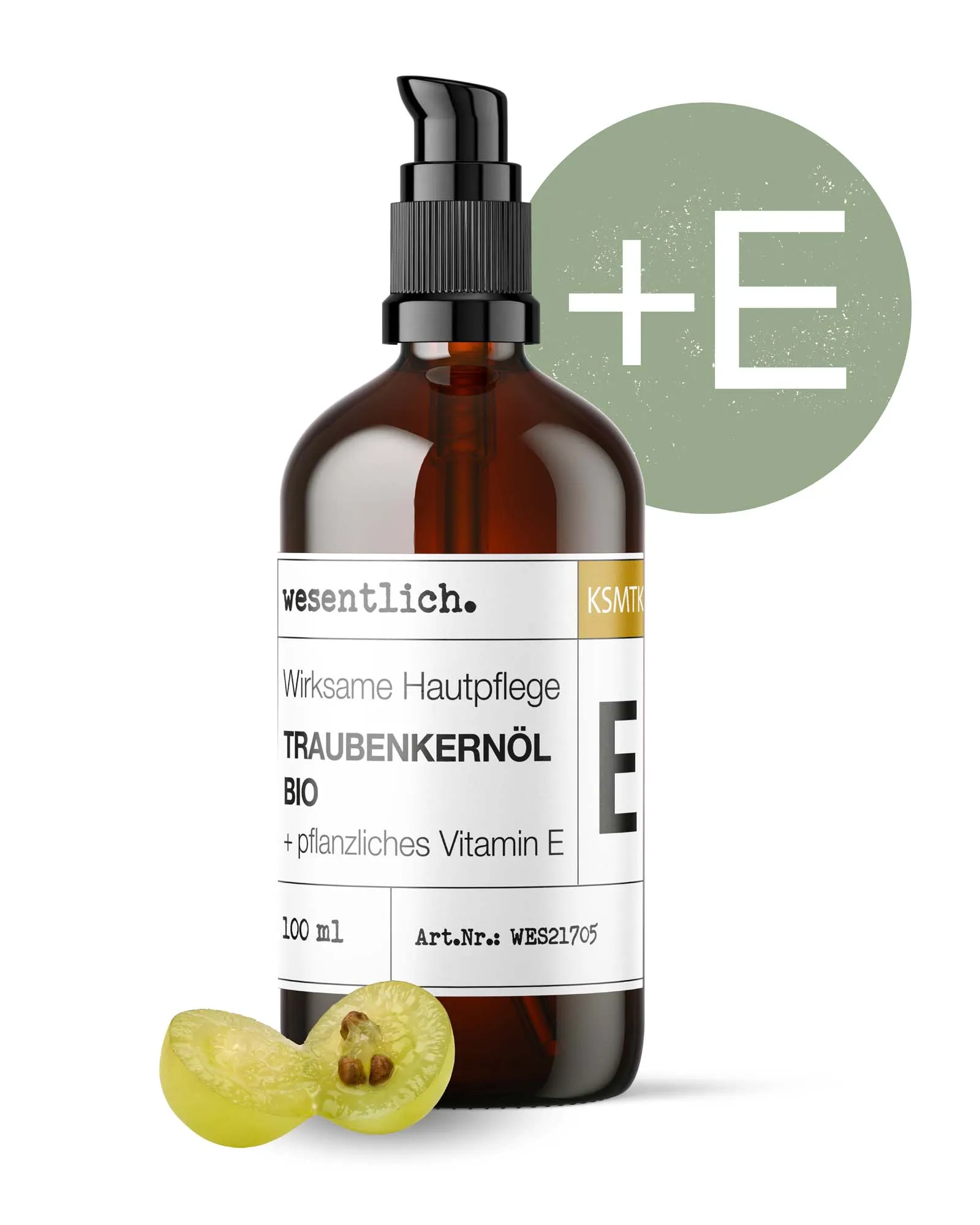 Traubenkernöl bio + Vitamin E