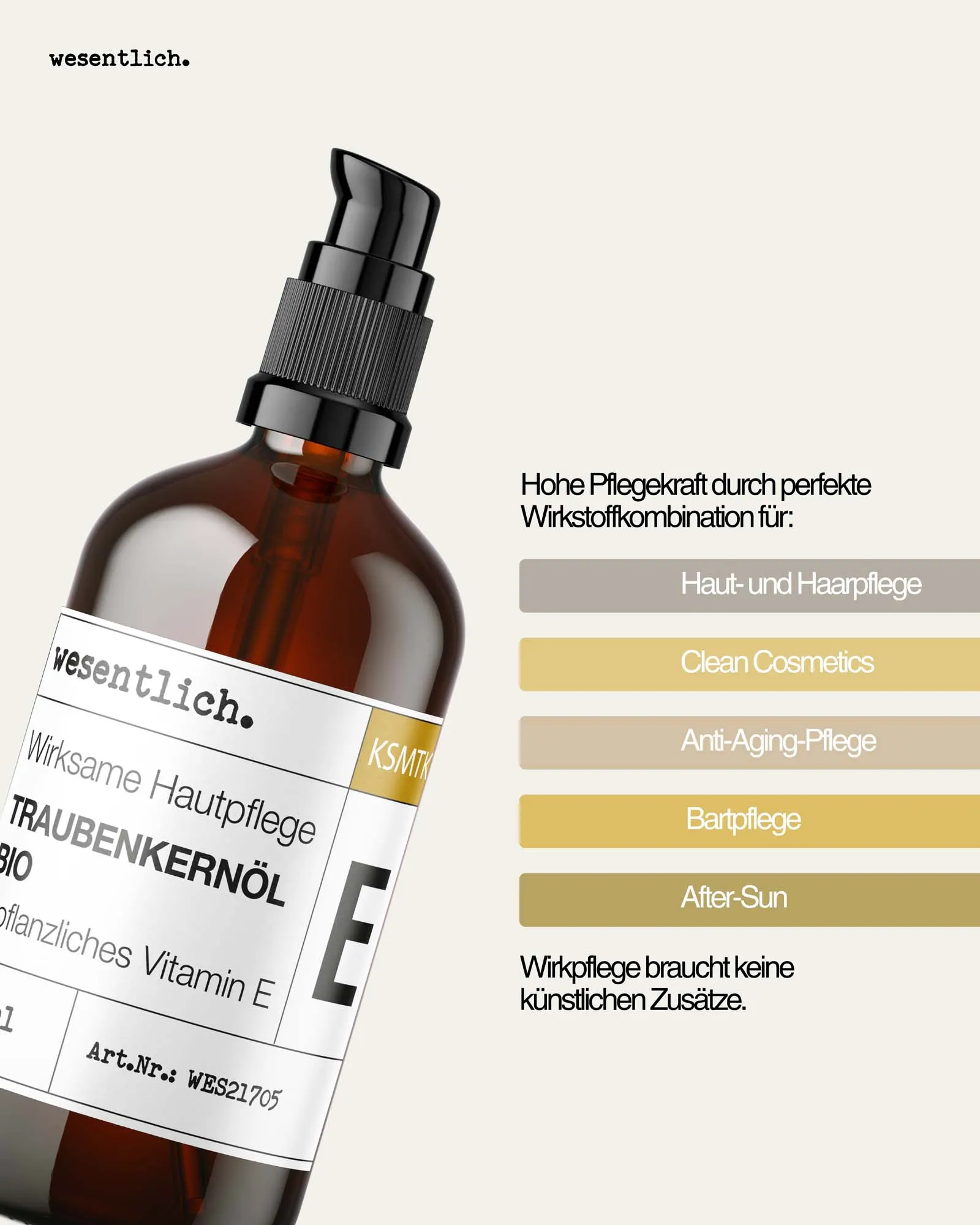 Traubenkernöl bio + Vitamin E