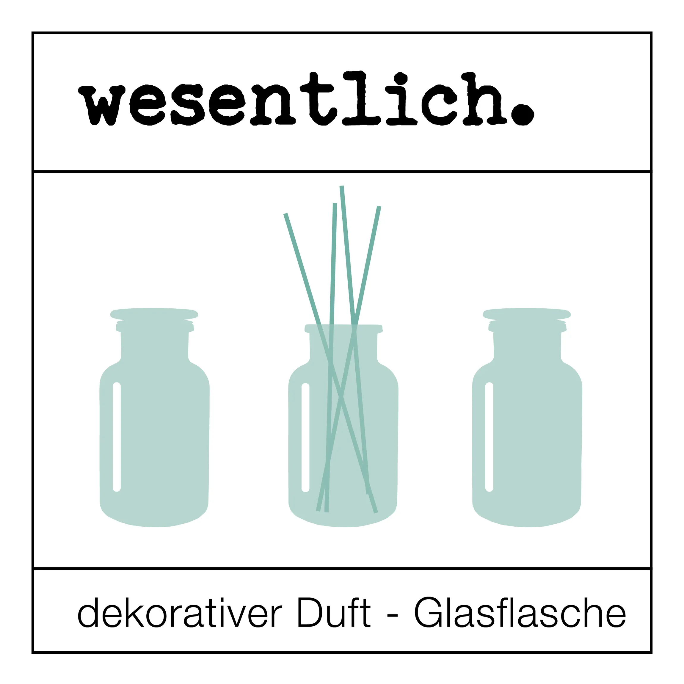 Reed Diffuser Raumduft Blümchen (400ml) inkl. 7 Kapillarstäbchen 