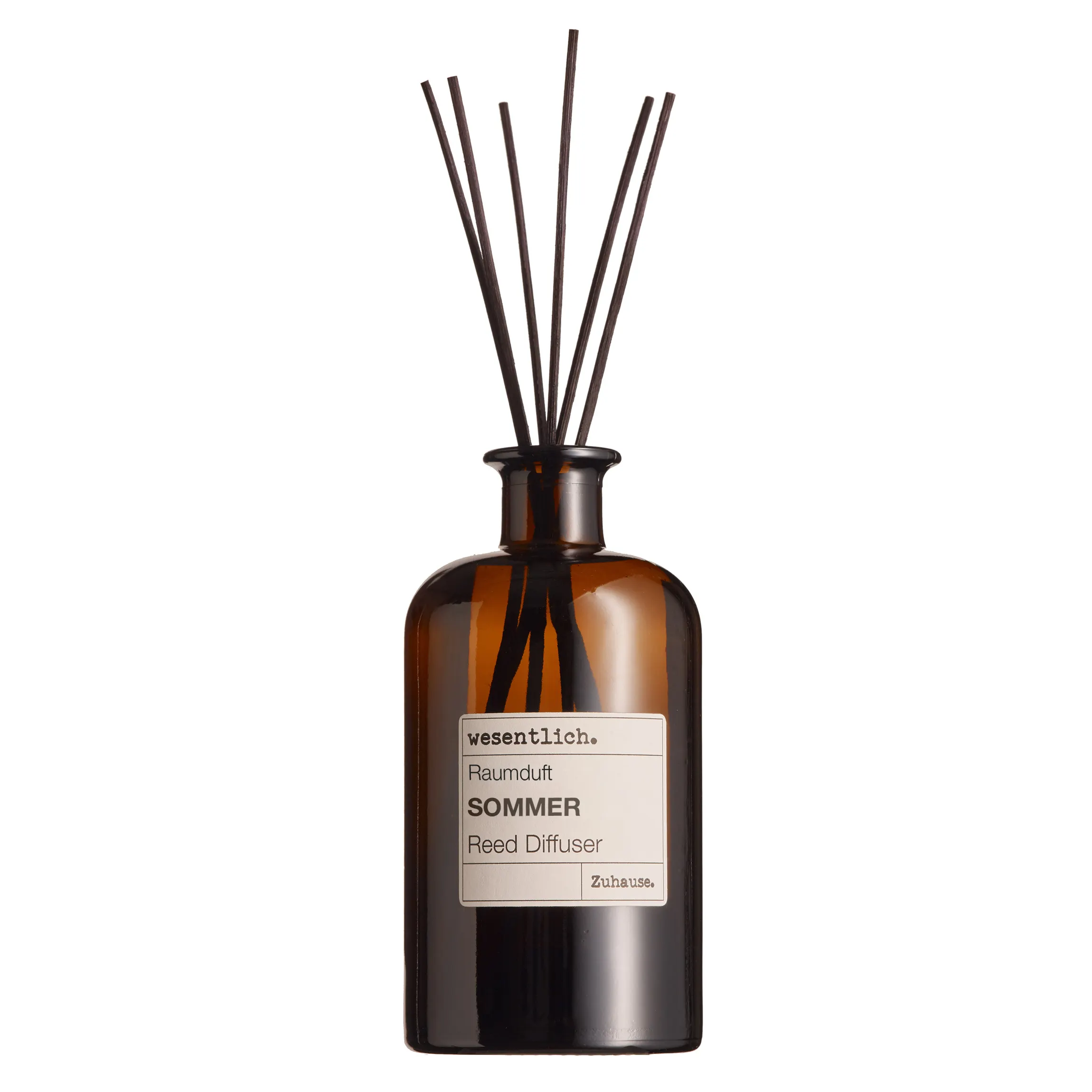 Reed Diffuser Raumduft Sommer (400ml) inkl. 7 Kapillarstäbchen
