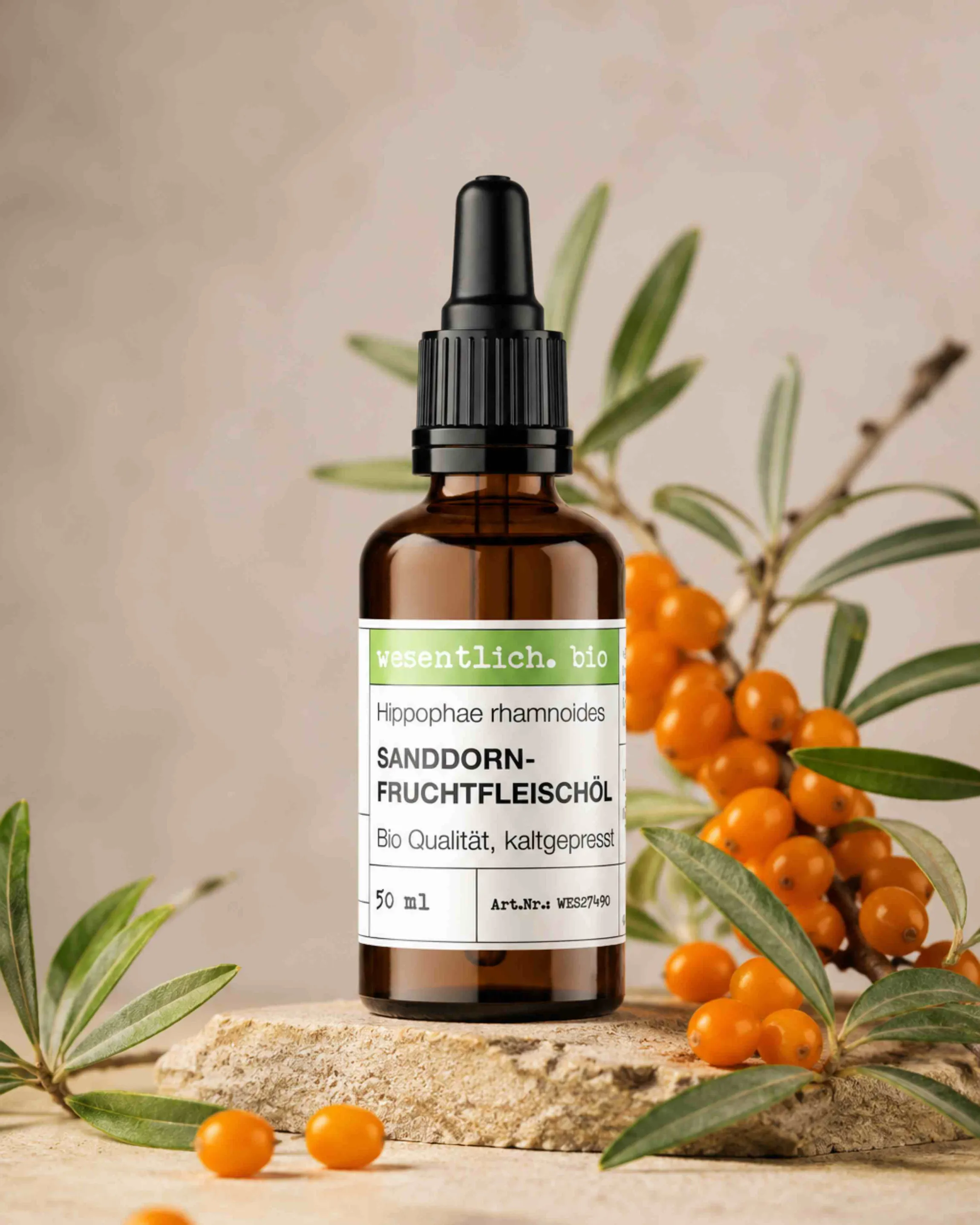 Sanddornfruchtfleischöl bio 50ml