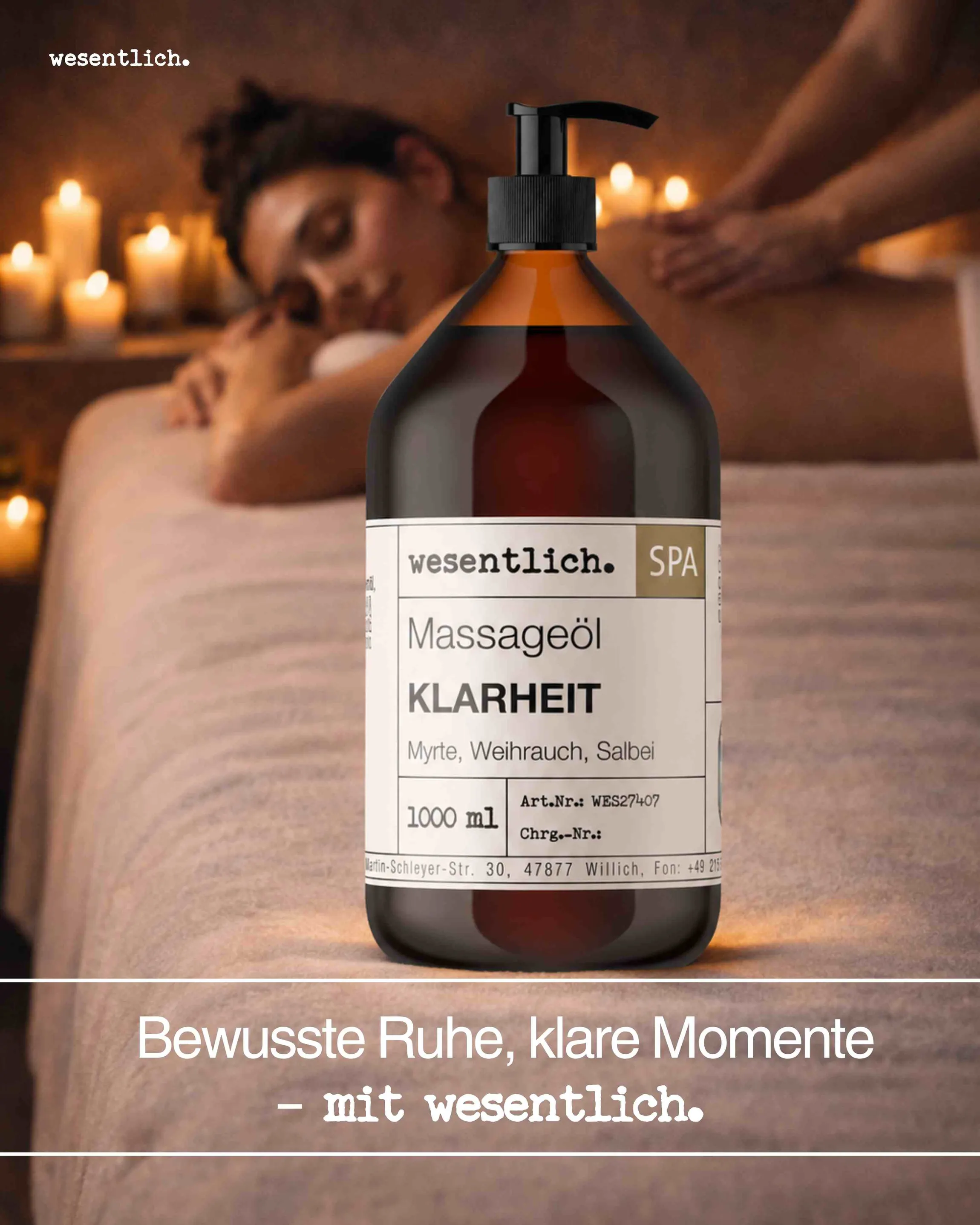 Massageöl "Klarheit" 1000ml