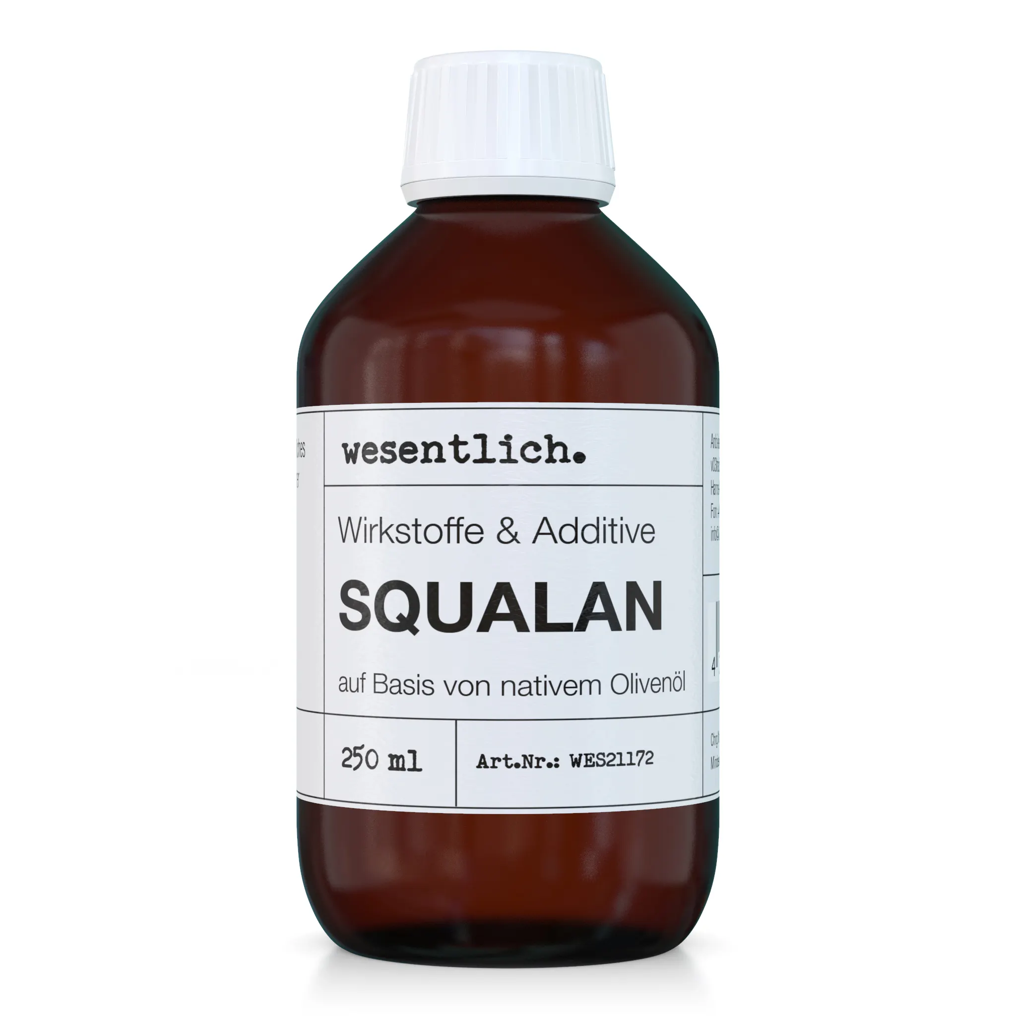 Squalan (250ml) - Pflegeöl auf Basis von nativem Ölivenöl von wesentlich.
