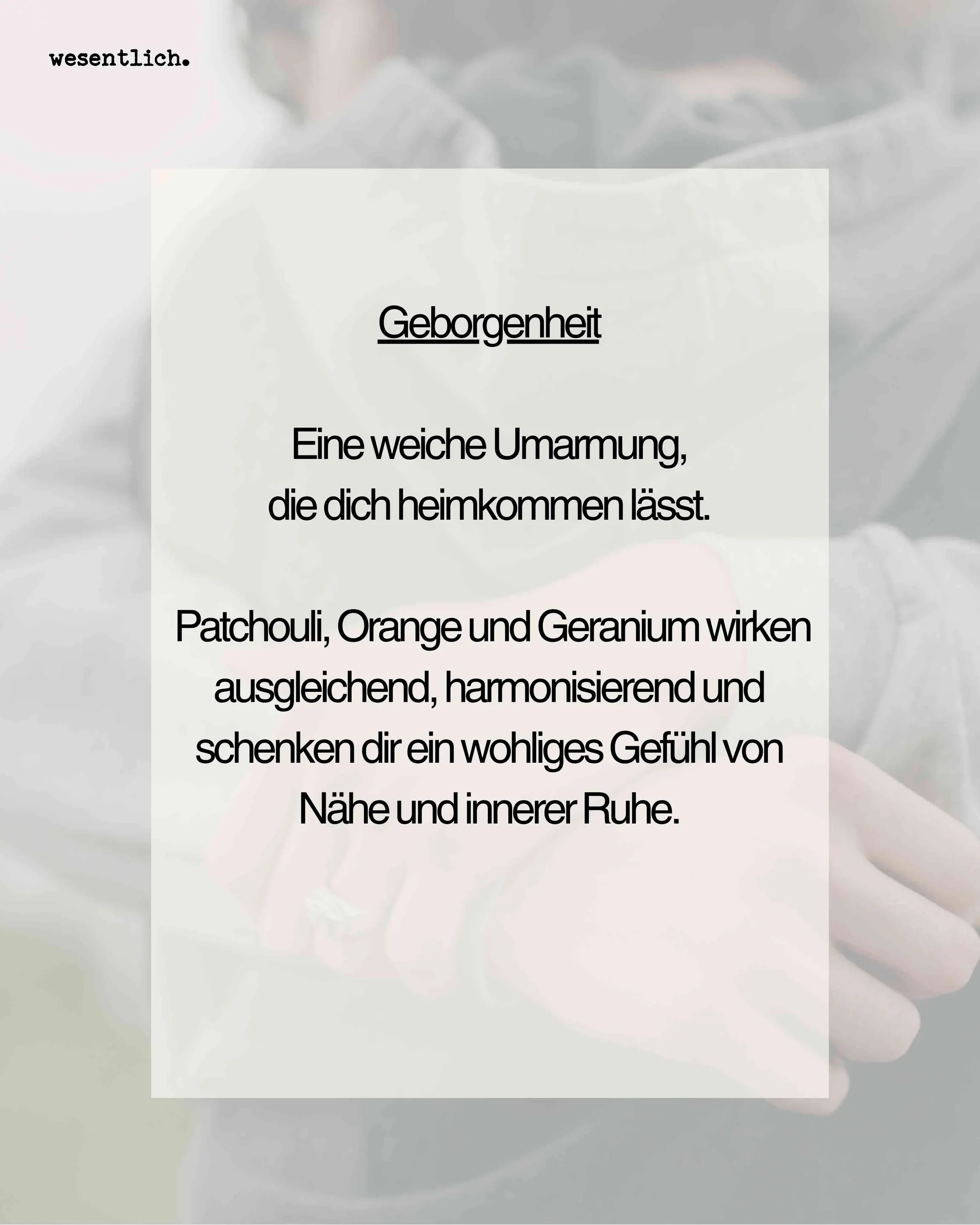 Duftset Geborgenheit 