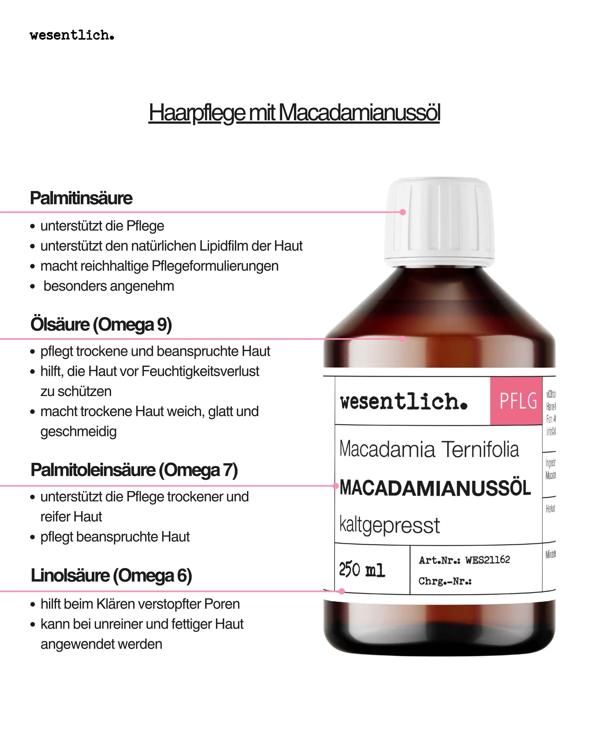 Macadamianussöl 250ml
