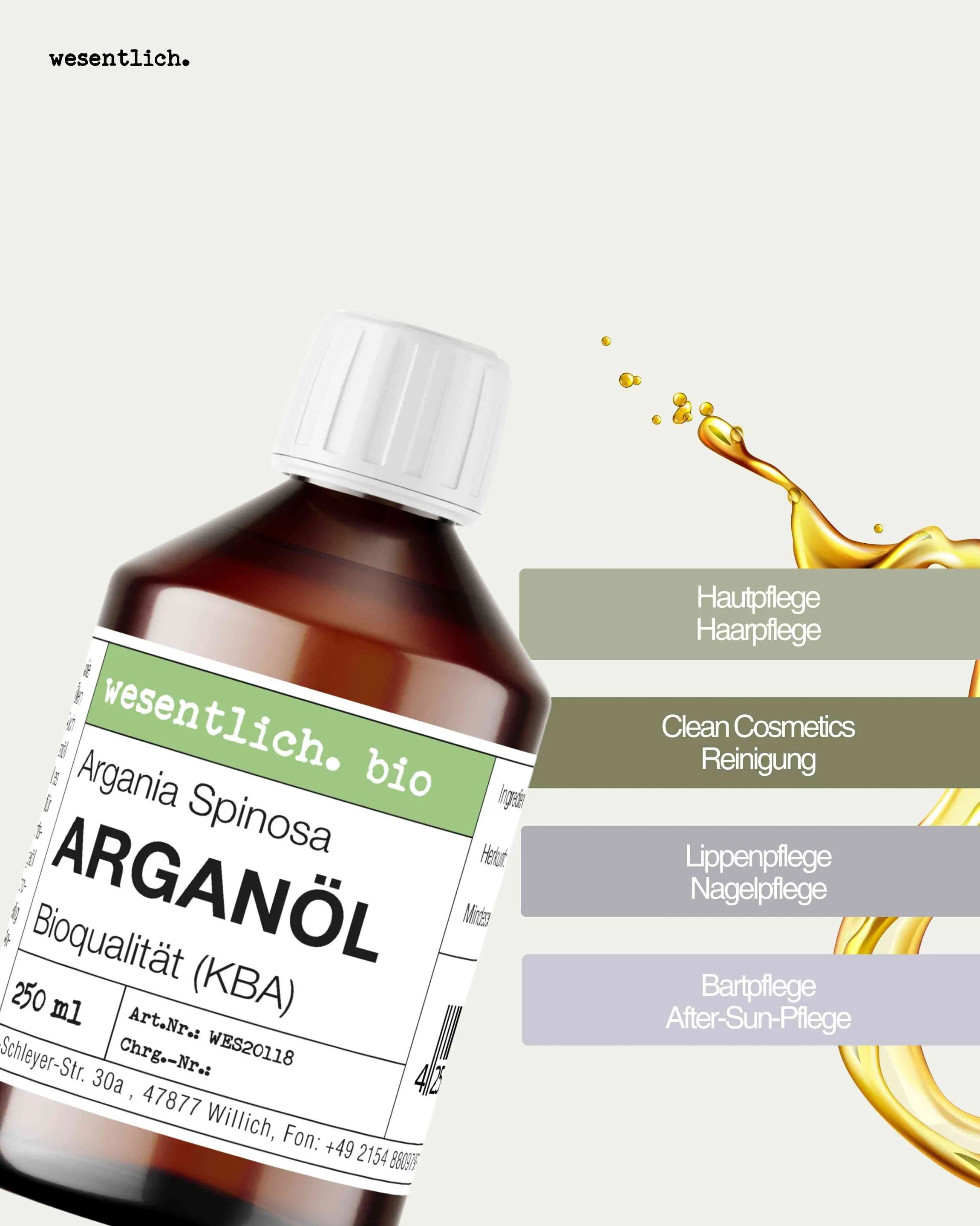 Arganöl BIO kaltgepresst 250ml