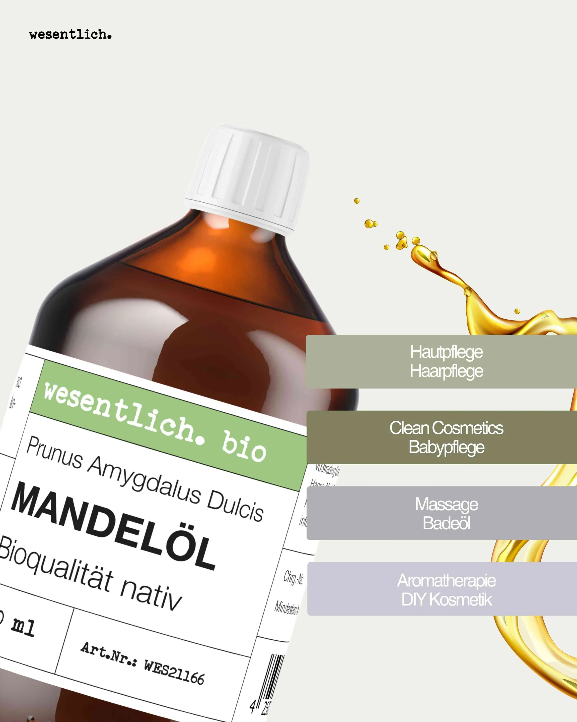 Mandelöl BIO kaltgepresst 500ml