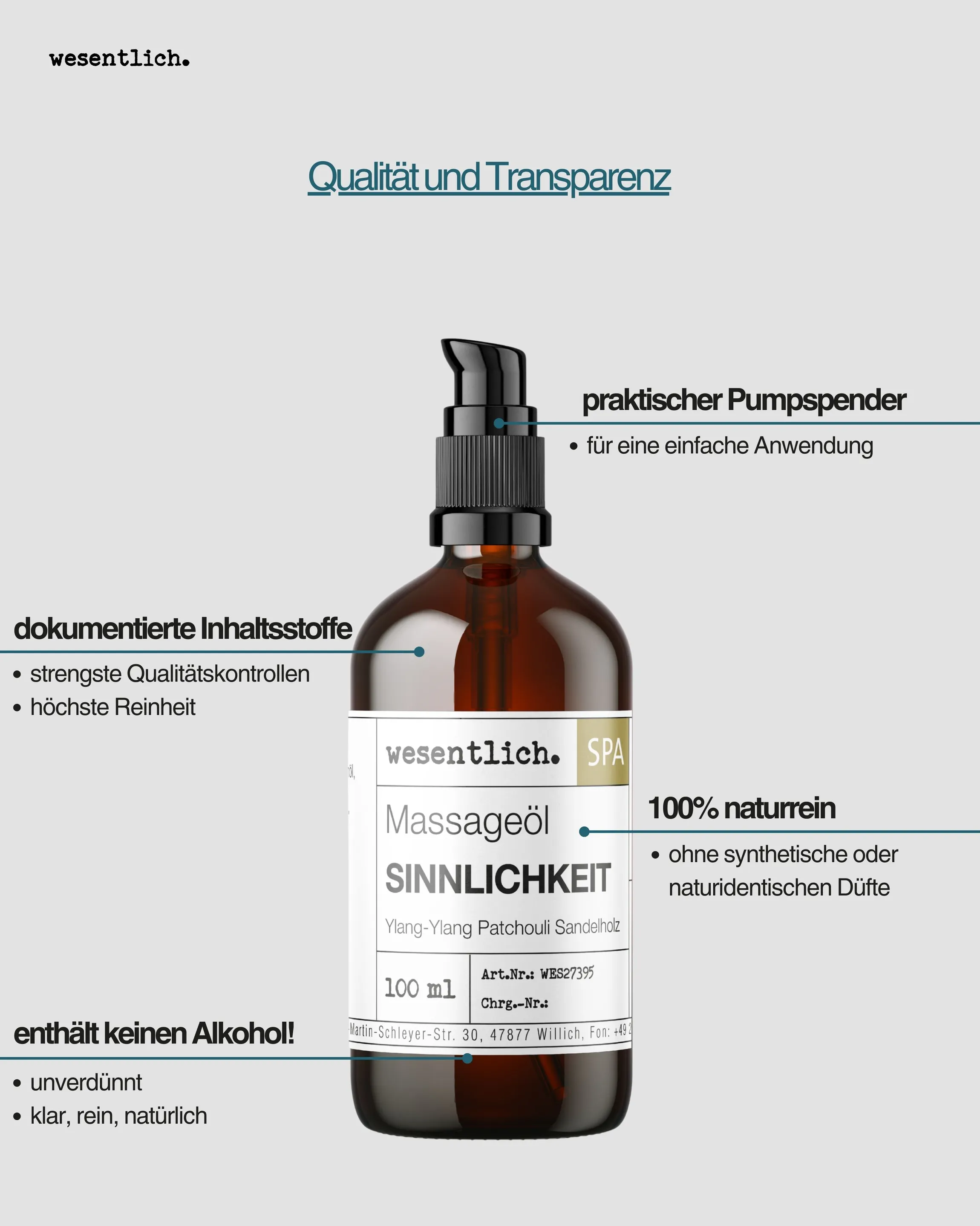 Massageöl "Sinnlichkeit" 
