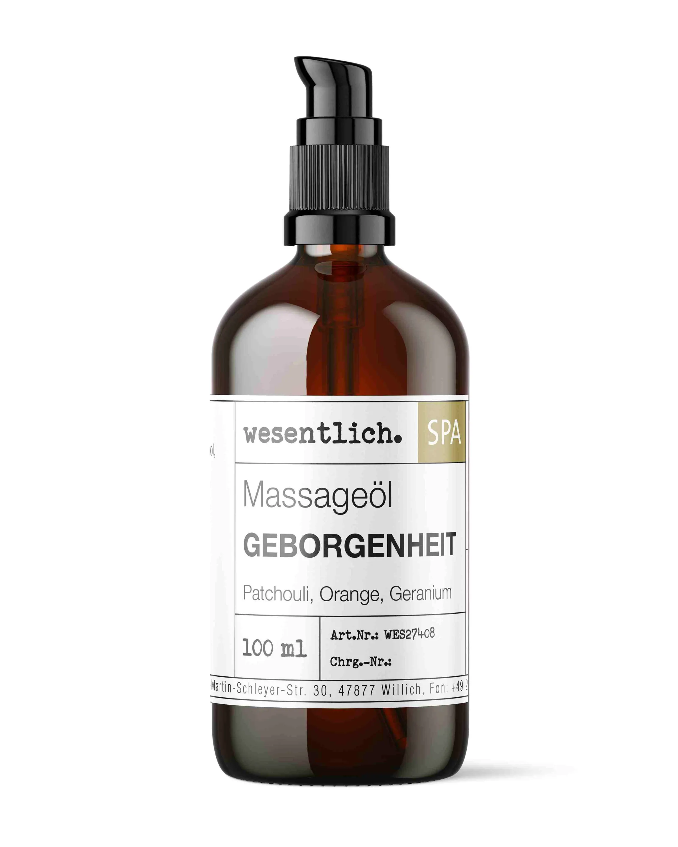Massageöl "Geborgenheit" 100ml
