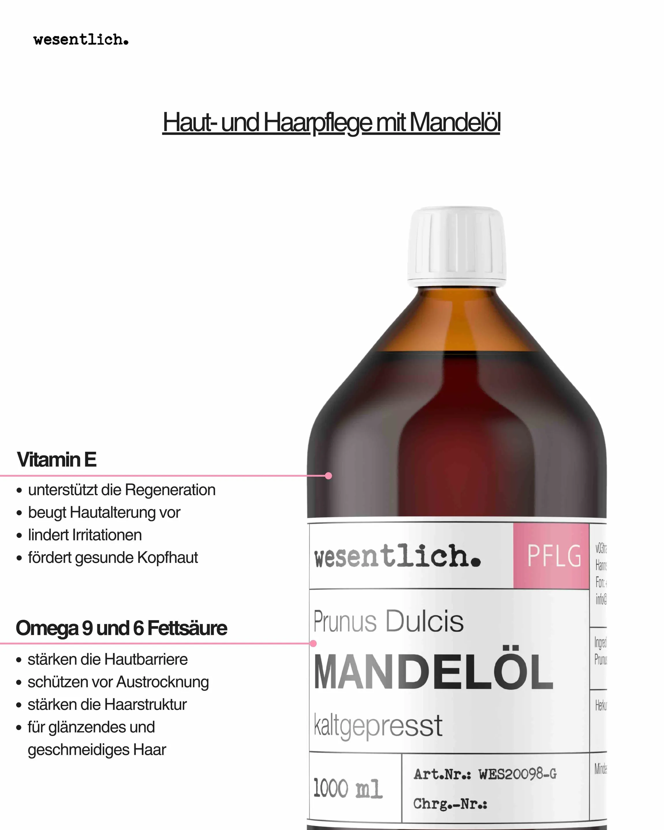 Mandelöl kaltgepresst 5000ml