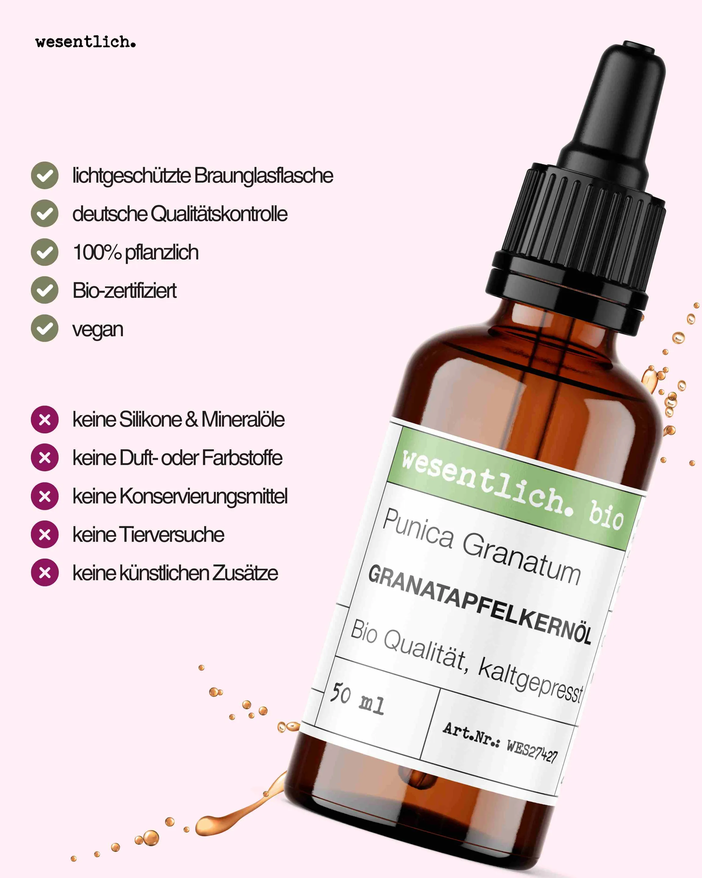Granatapfelkernöl bio 50ml