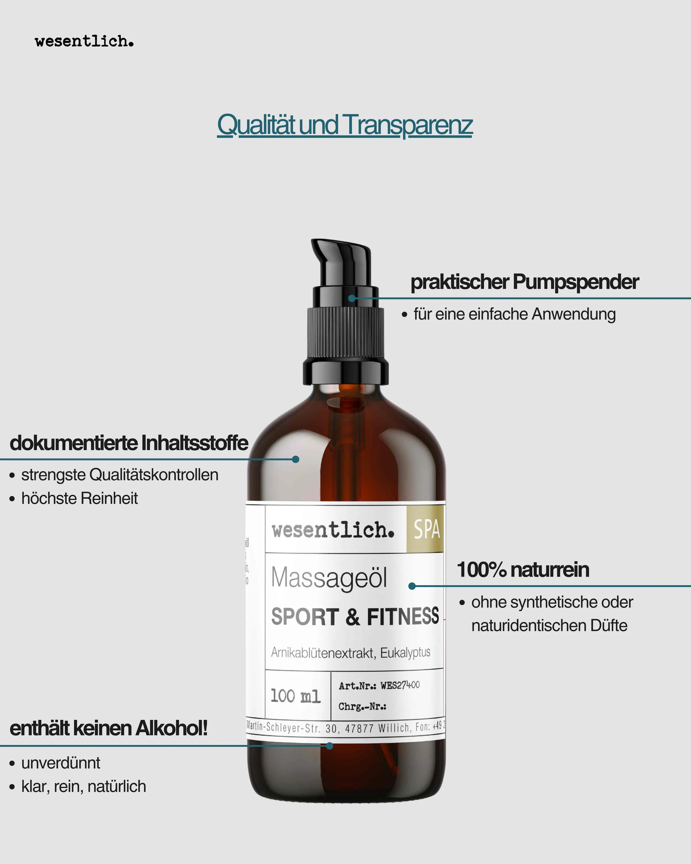 Massageöl "Sport & Fitness" 100ml