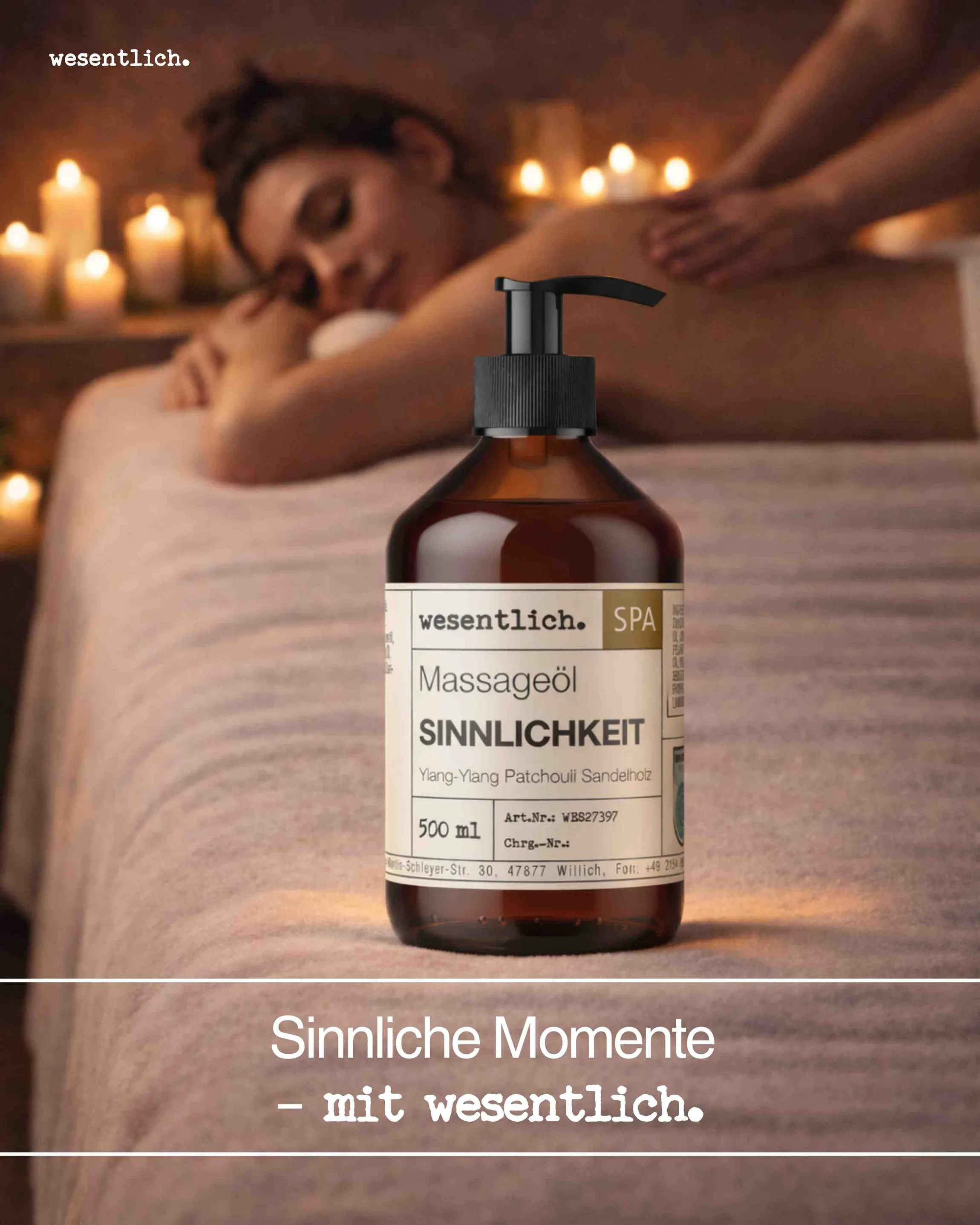 Massageöl "Sinnlichkeit" 500ml