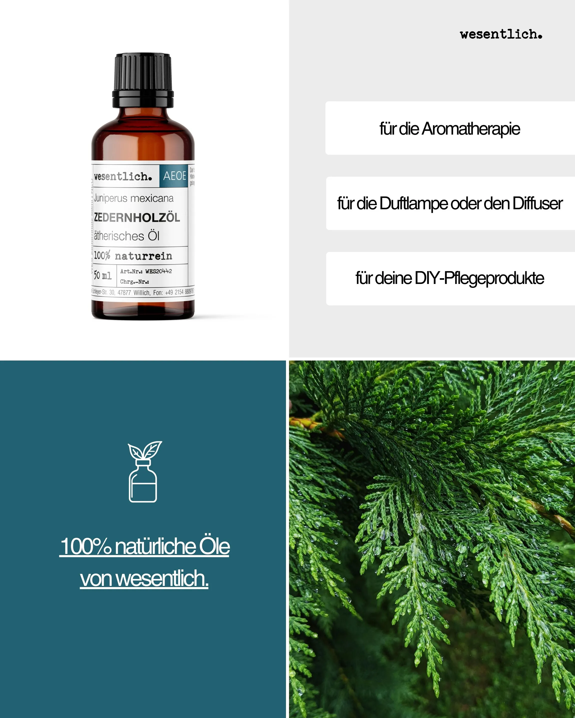 Zedernholzöl  50ml