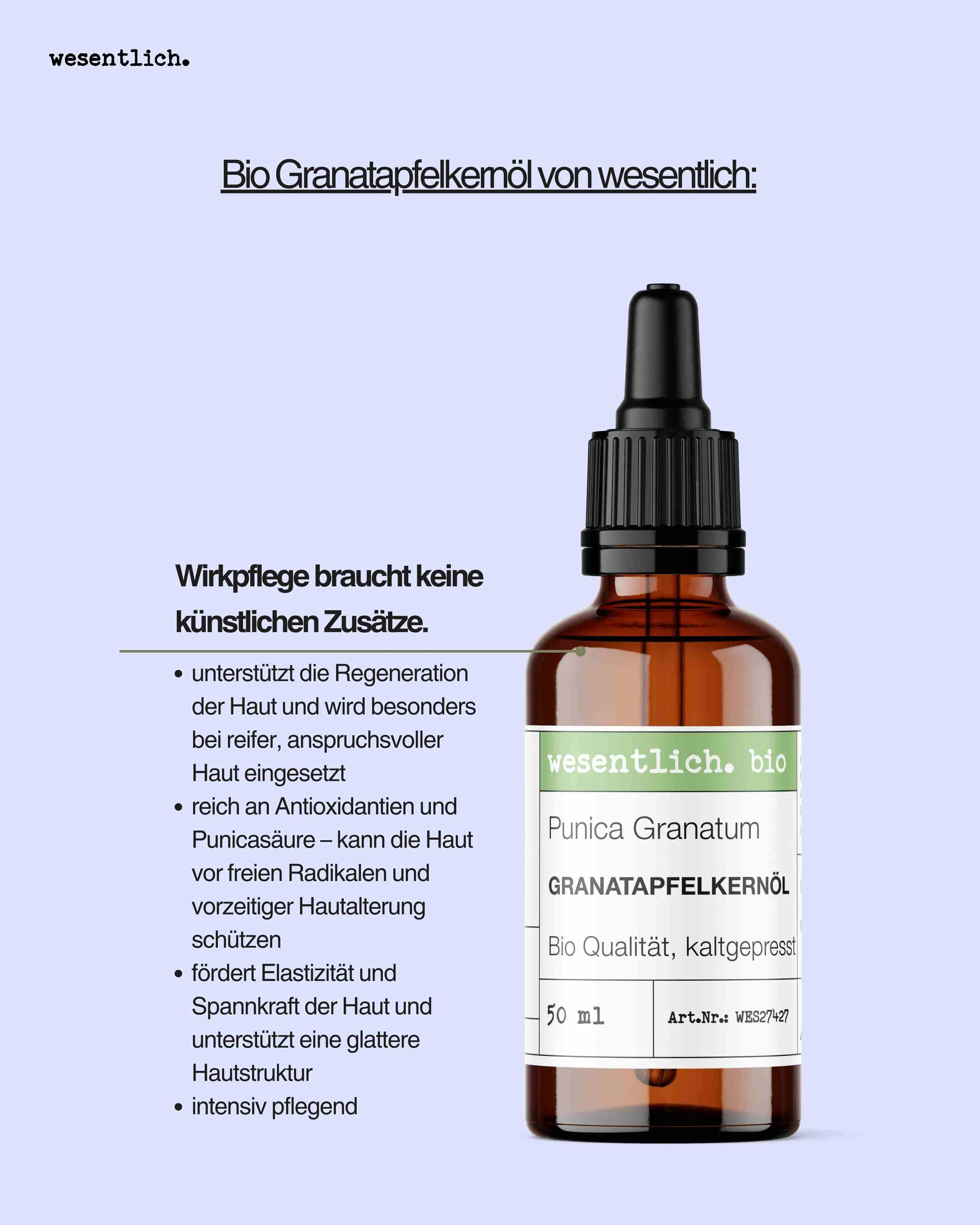 Granatapfelkernöl bio 50ml