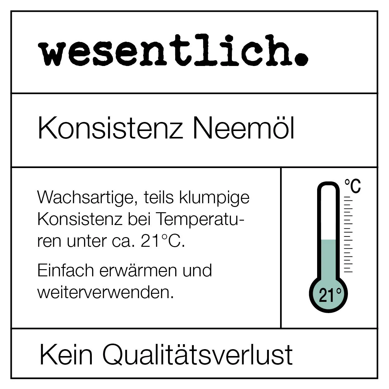 wesentlich Neemöl mit Emulgator 250ml