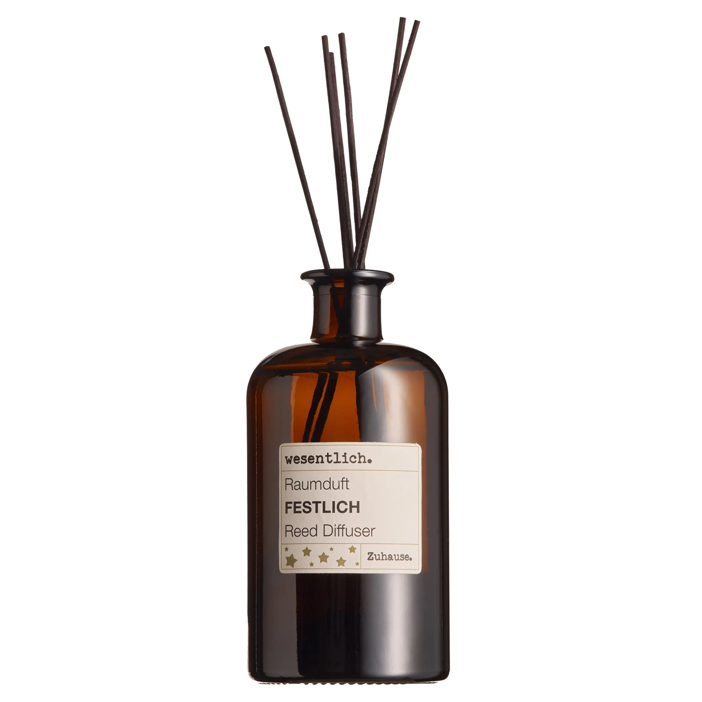 Reed Diffuser Raumduft festlich (400ml) inkl. 7 Kapillarstäbchen