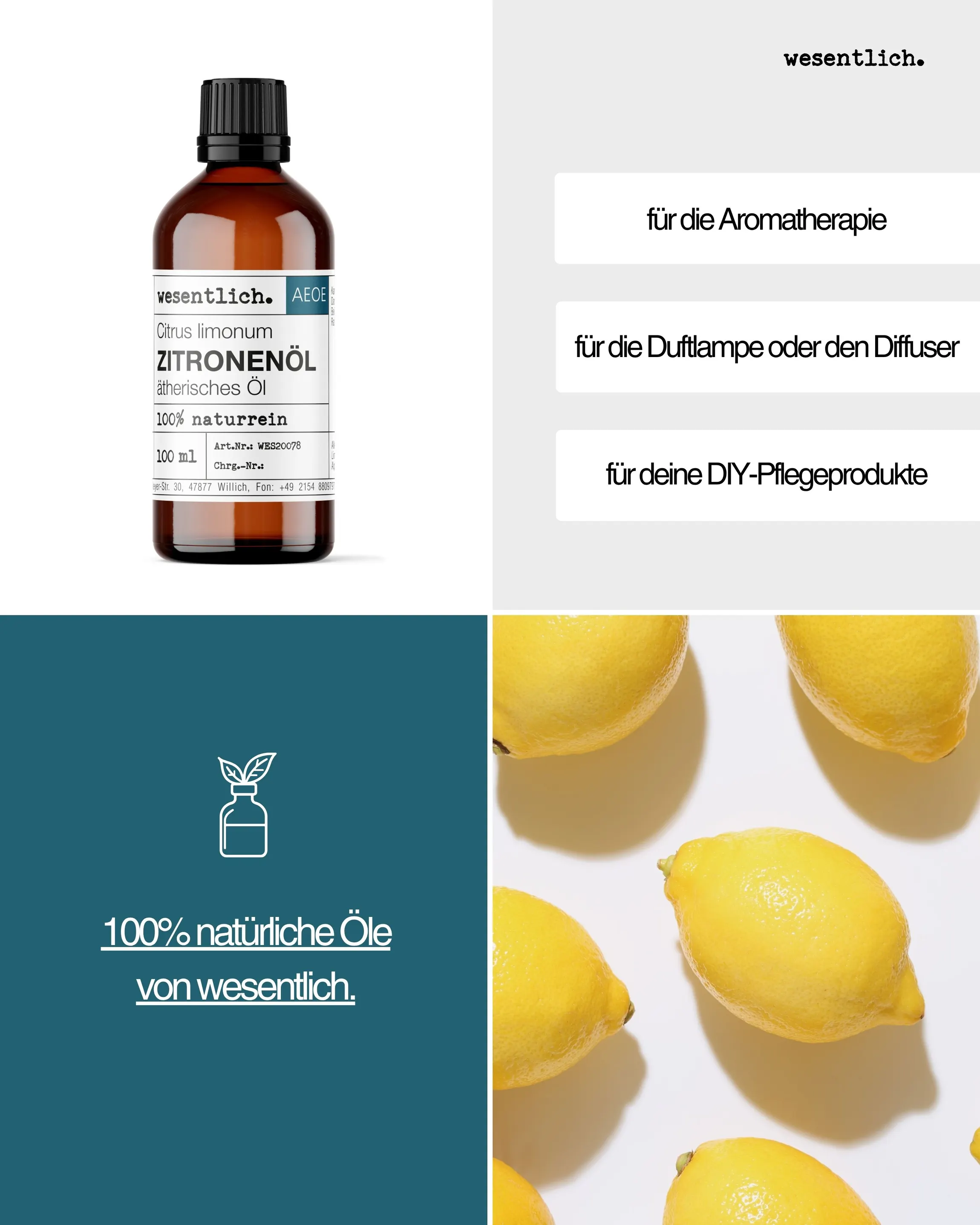 Zitronenöl  100ml