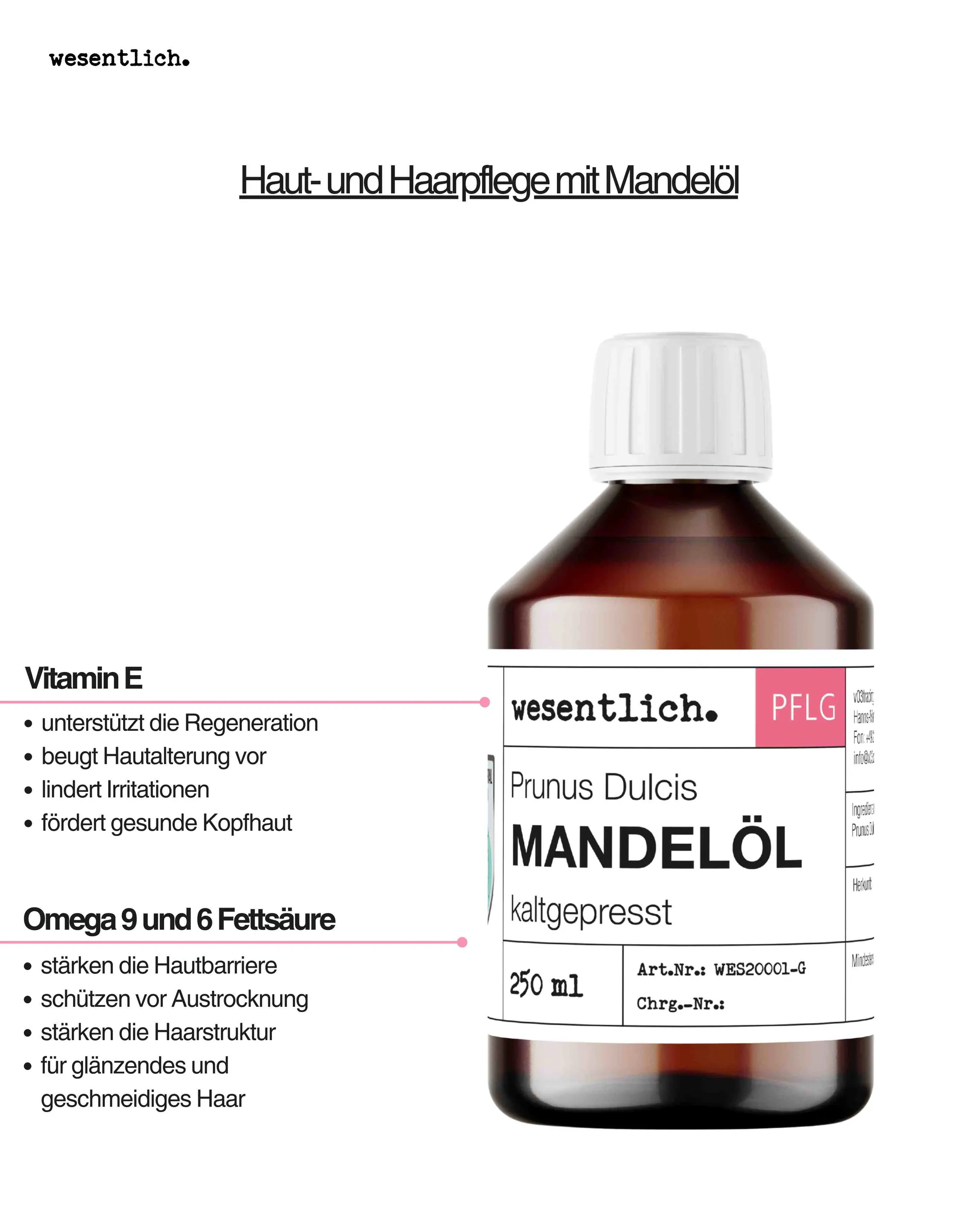 Mandelöl kaltgepresst 250ml