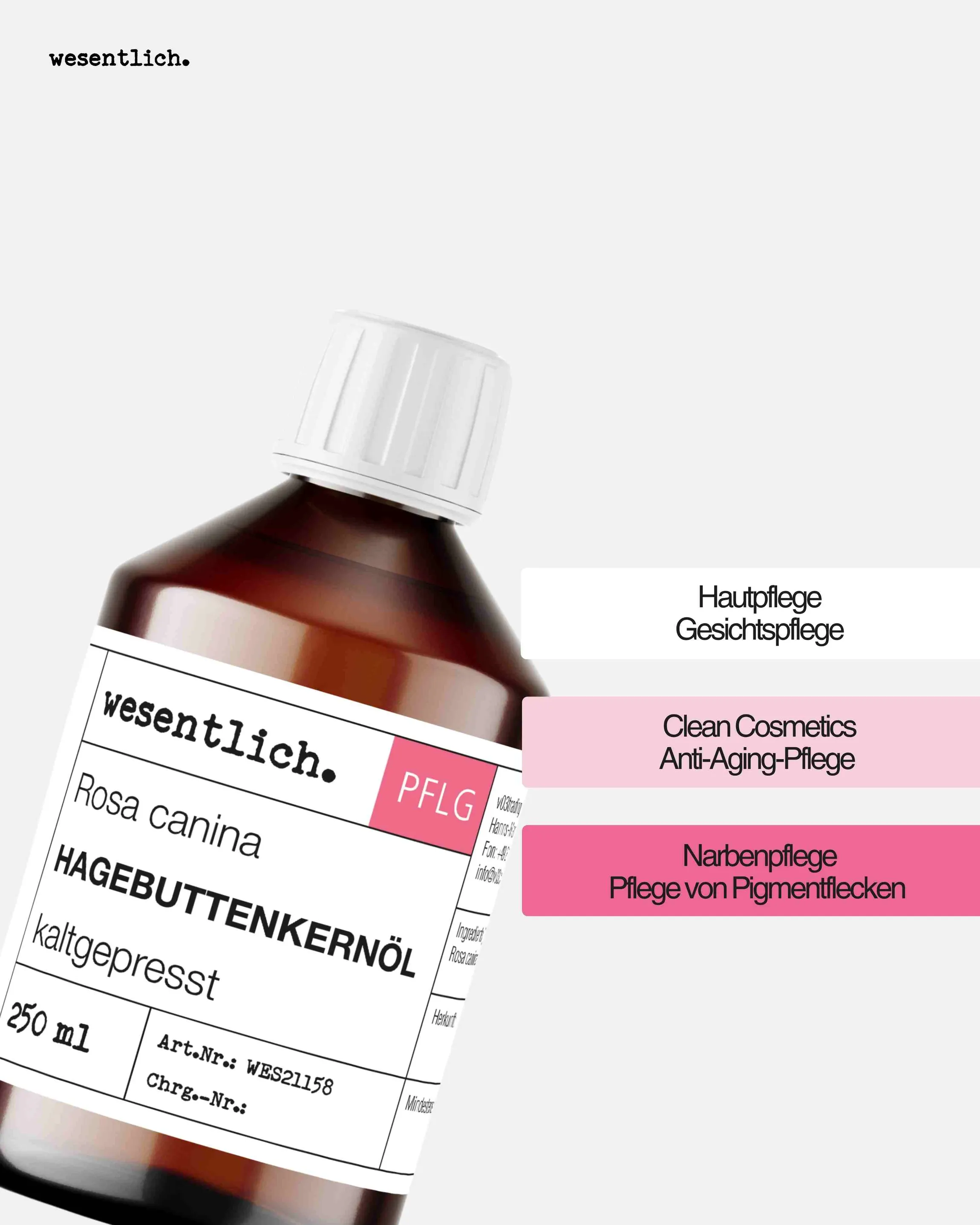 Hagebuttenkernöl kaltgepresst 250ml