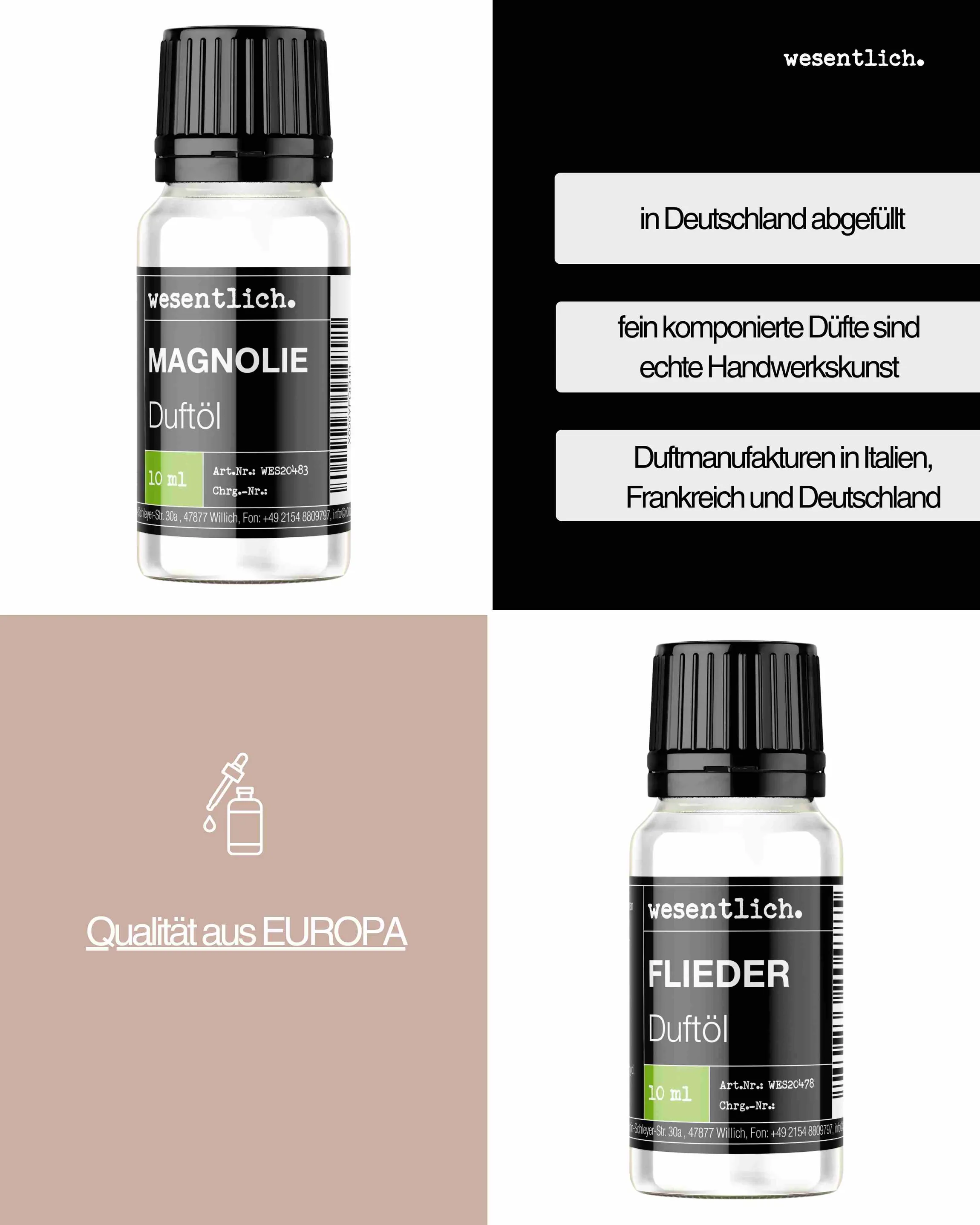 Duftöl-Set "Blumen"  3x10ml