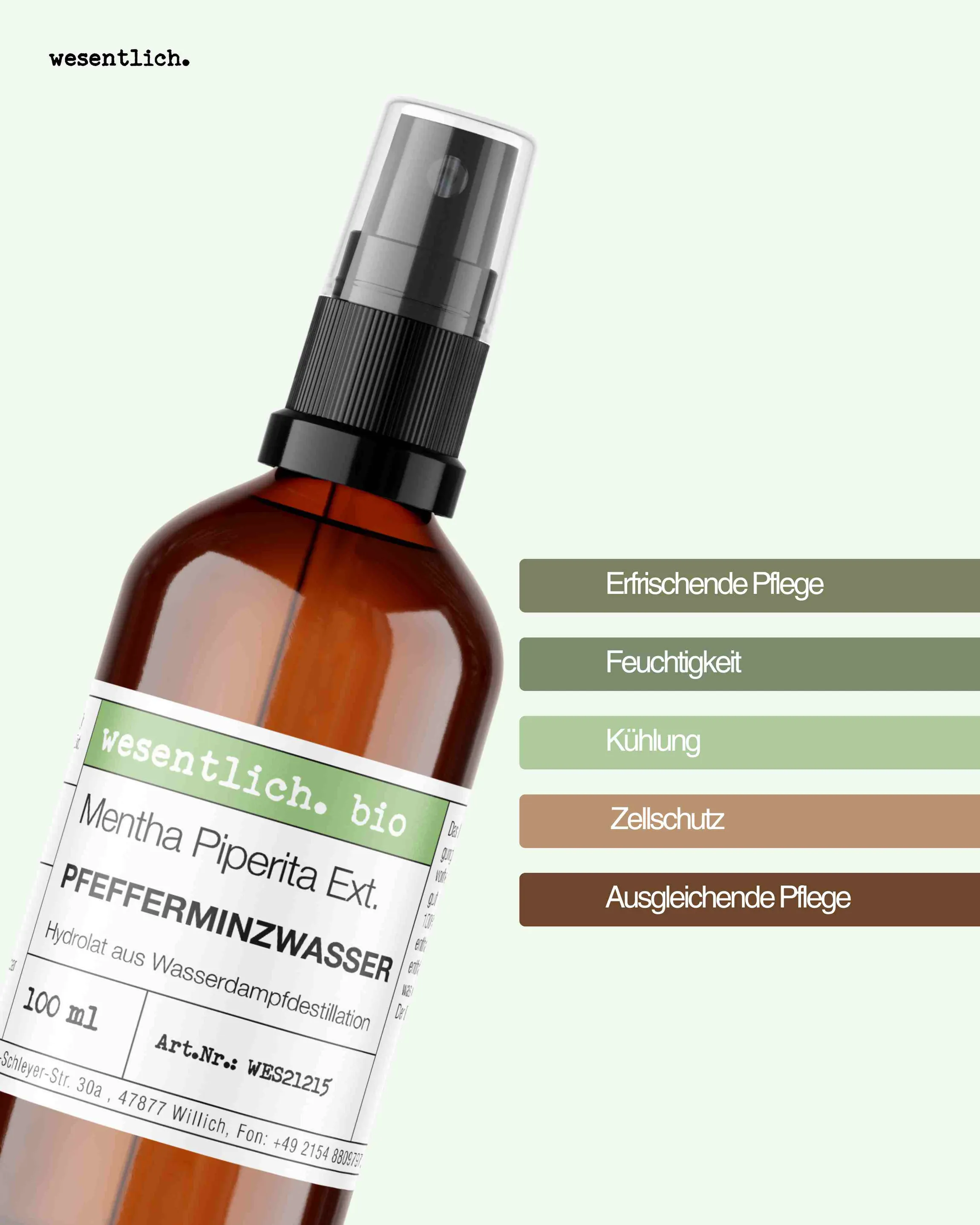 Pfefferminzwasser bio