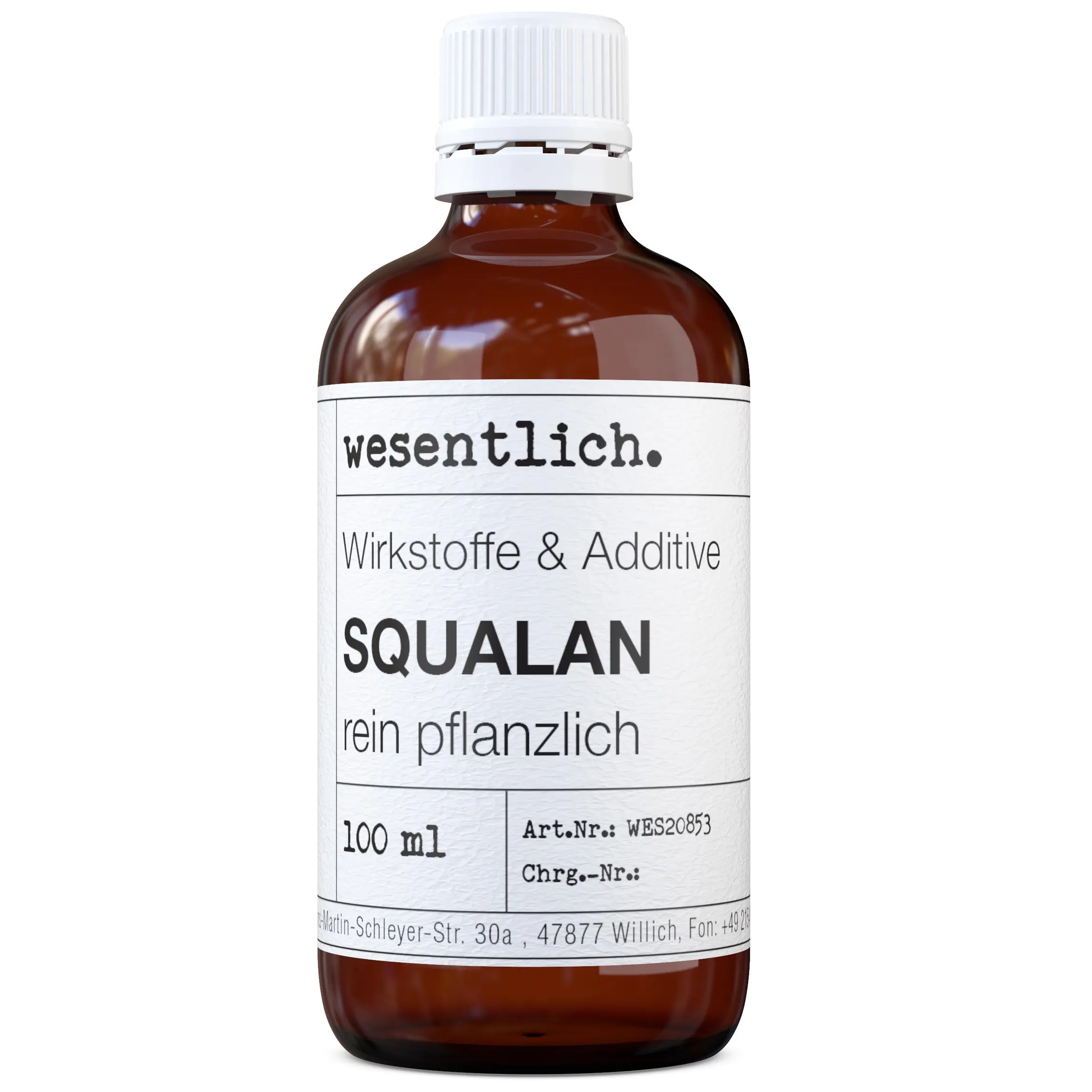 Squalan (100ml) - Pflegeöl auf Basis von nativem Ölivenöl von wesentlich.