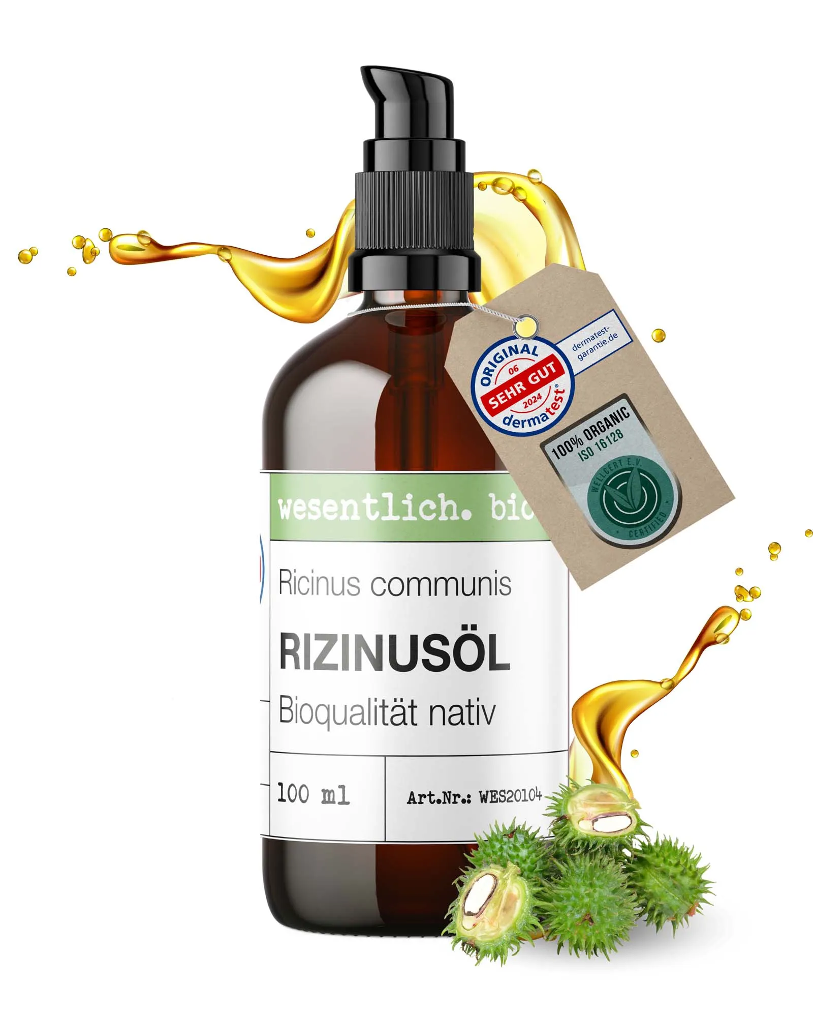 Rizinusöl BIO kaltgepr. 100ml