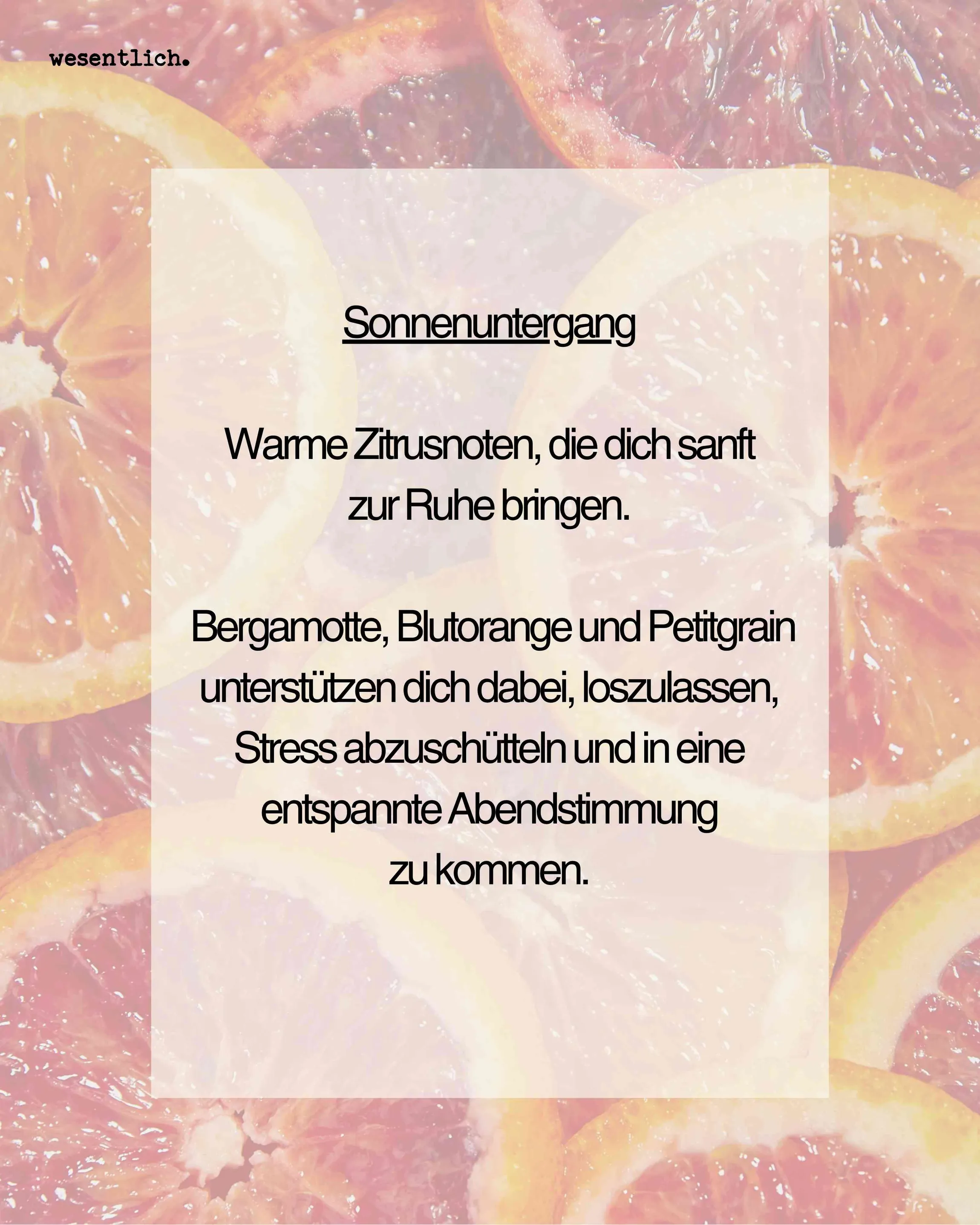 Duftset Sonnenuntergang 