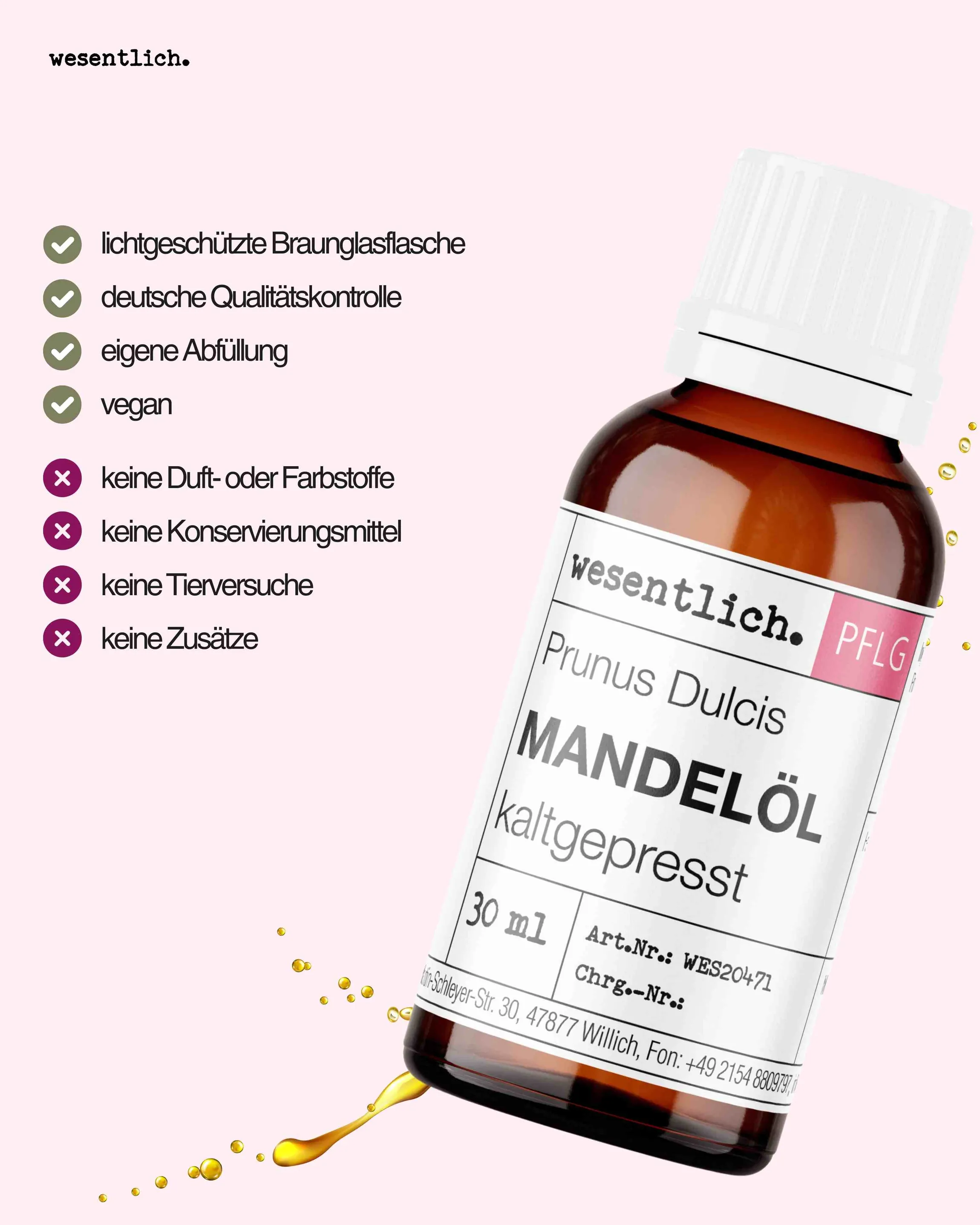 Mandelöl kaltgepresst 30ml