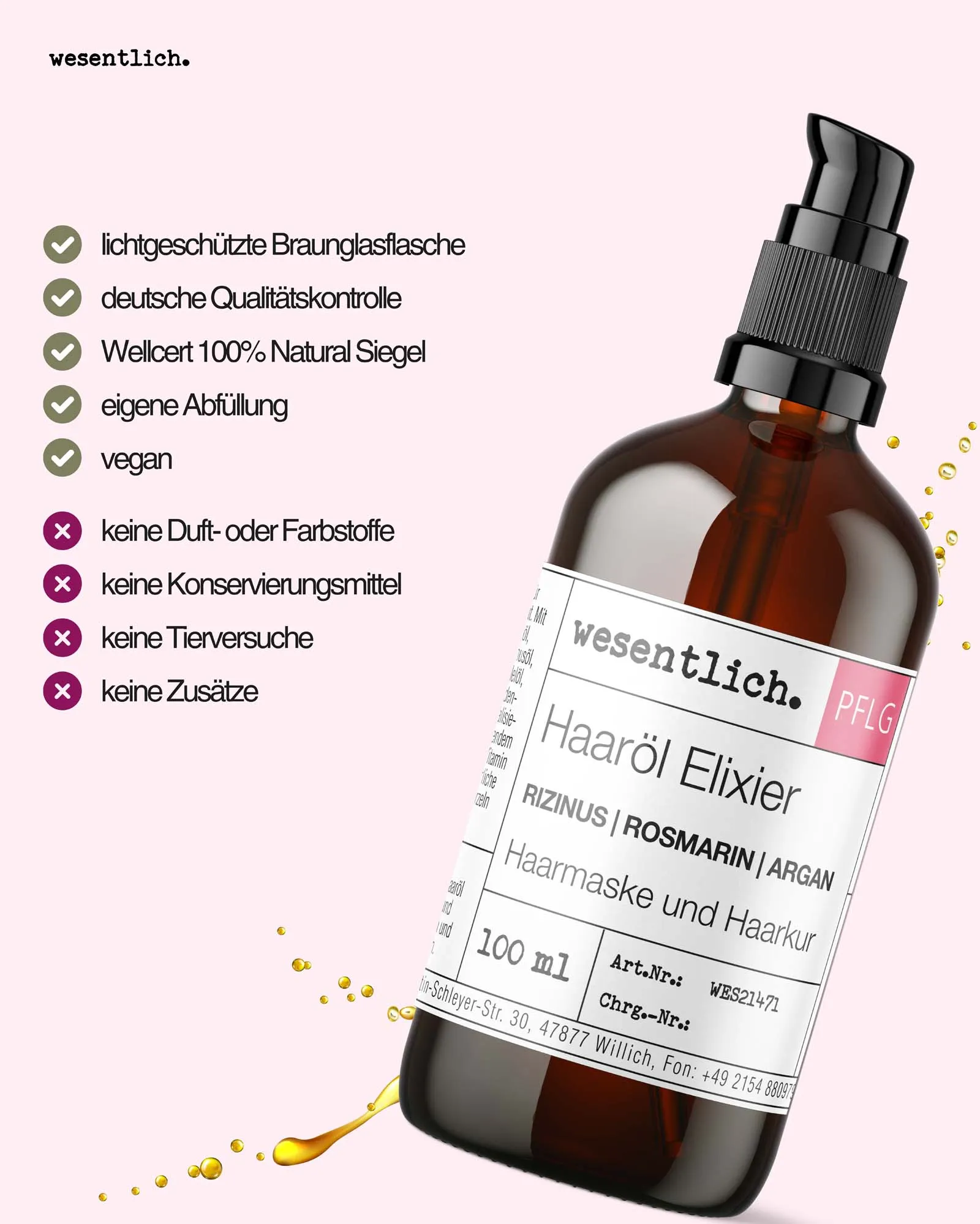 Haaröl Elixier 100ml